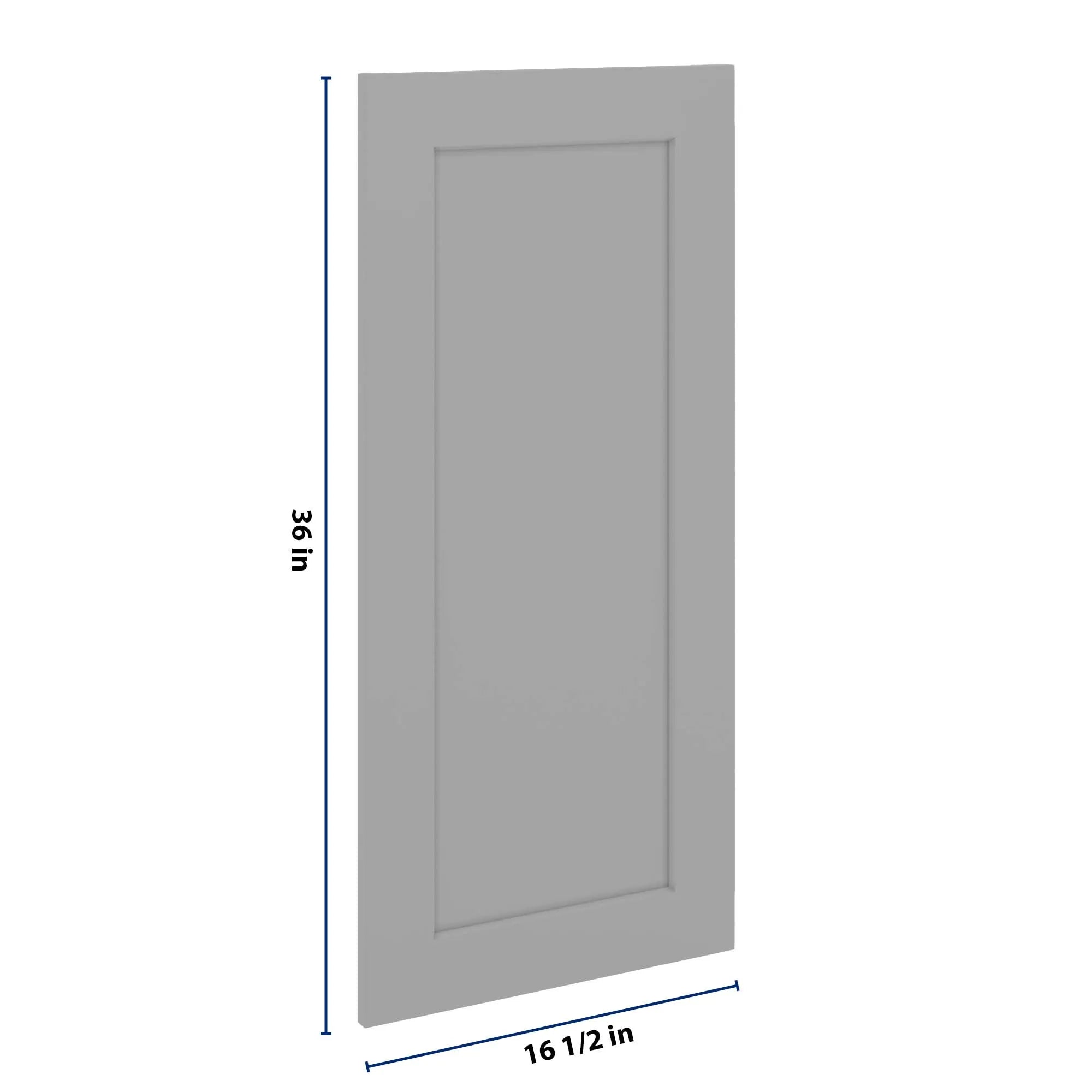 J&K Castle Grey S5 Dummy Door Panel 16 1/2" W x 36" H