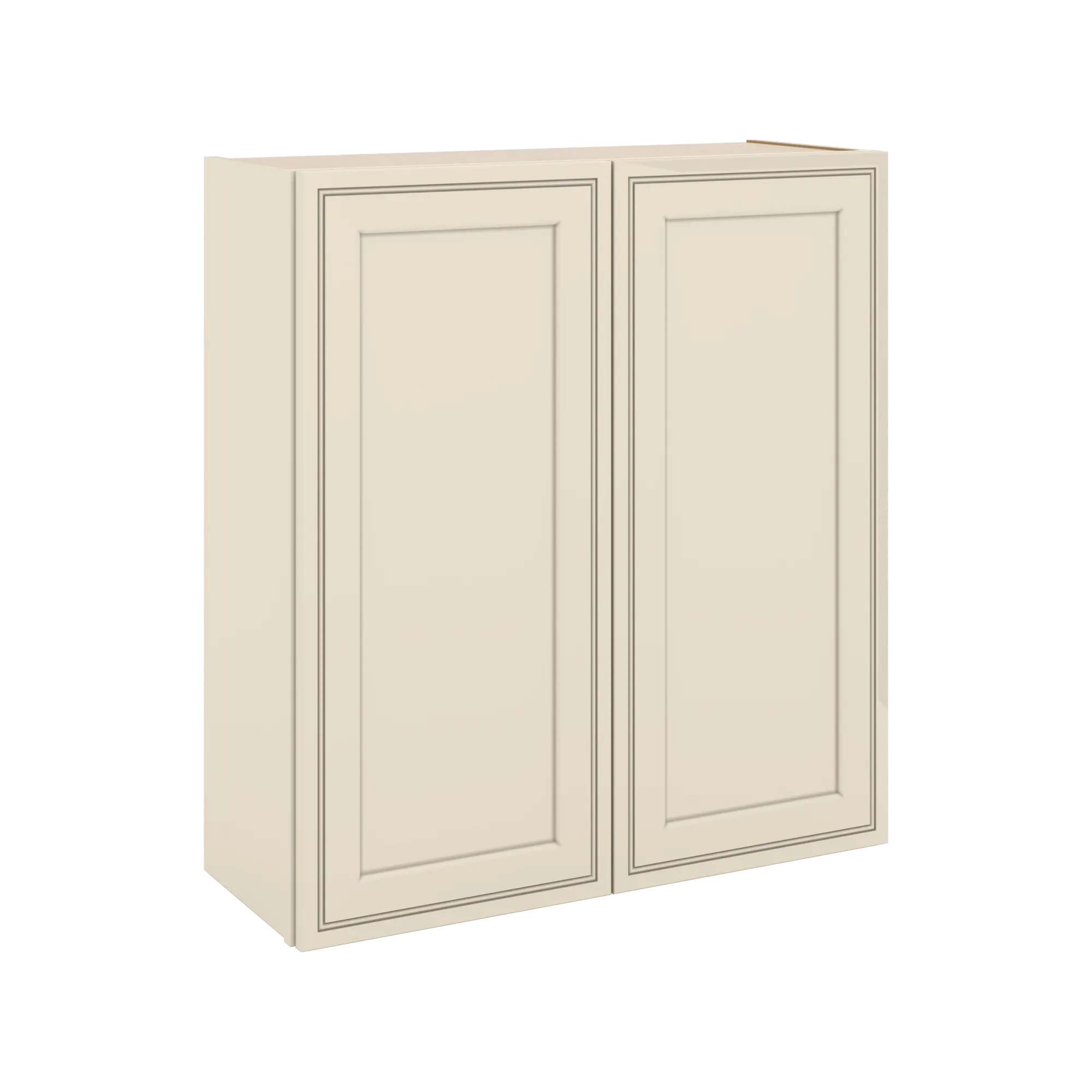 J&K Pearl Glazed H9 Double Door Wall Cabinet - 33" W x 36" H