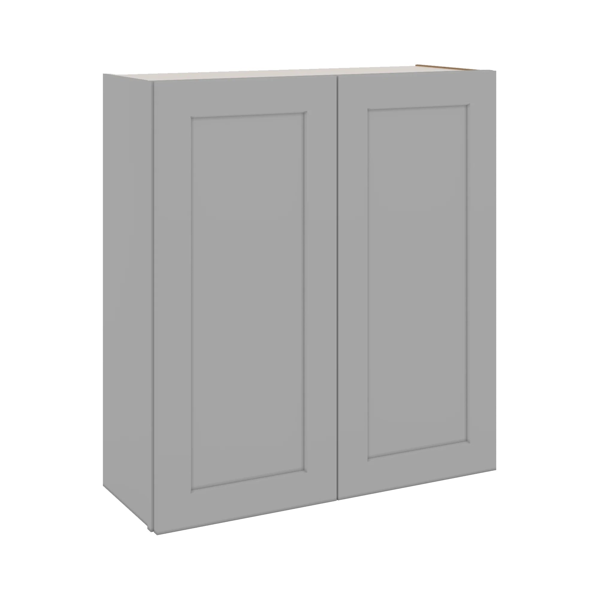 J&K Castle Grey S5 Double Door Wall Cabinet - 33" W x 36" H