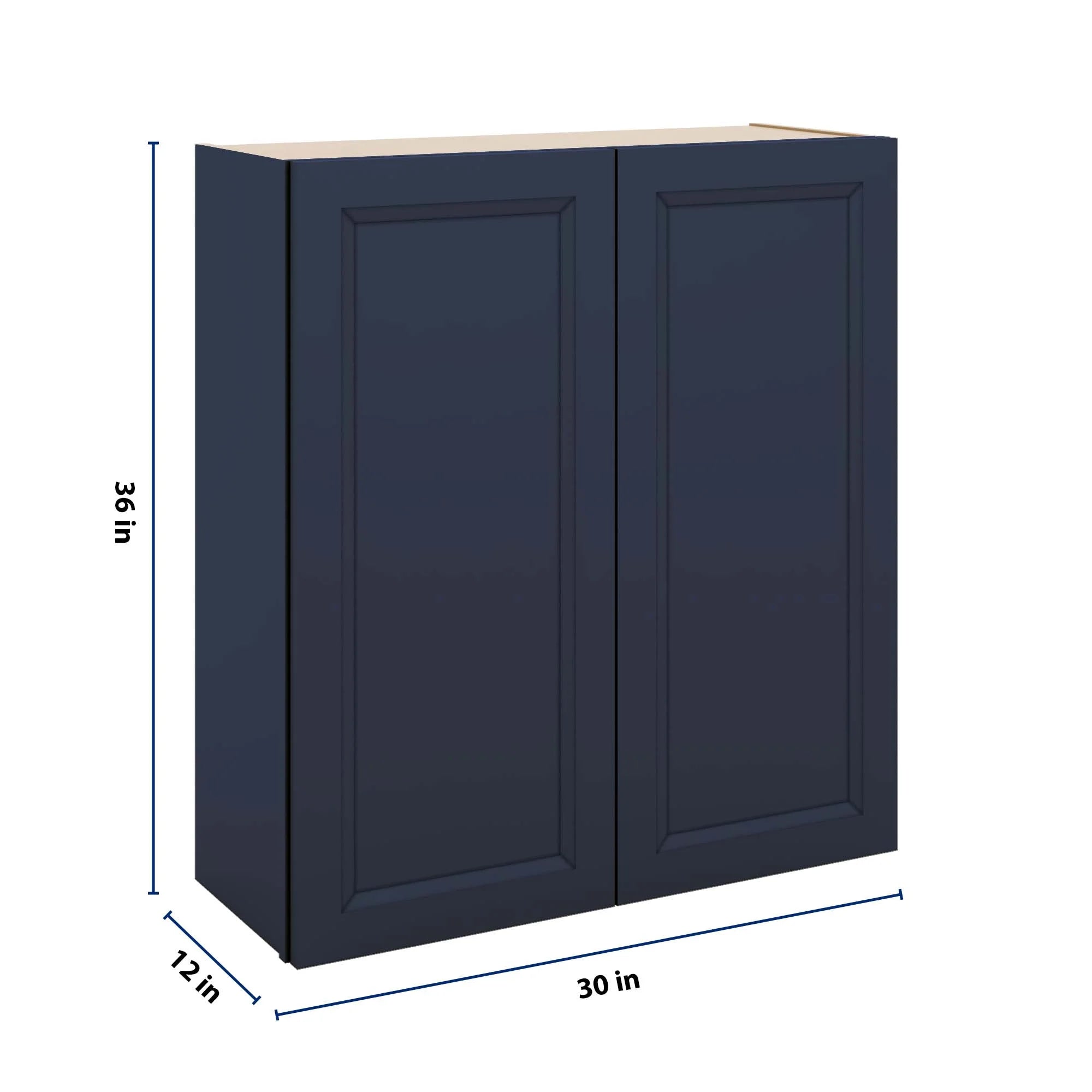 J&K Naval B7 Double Door Wall Cabinet - 33" W x 36" H