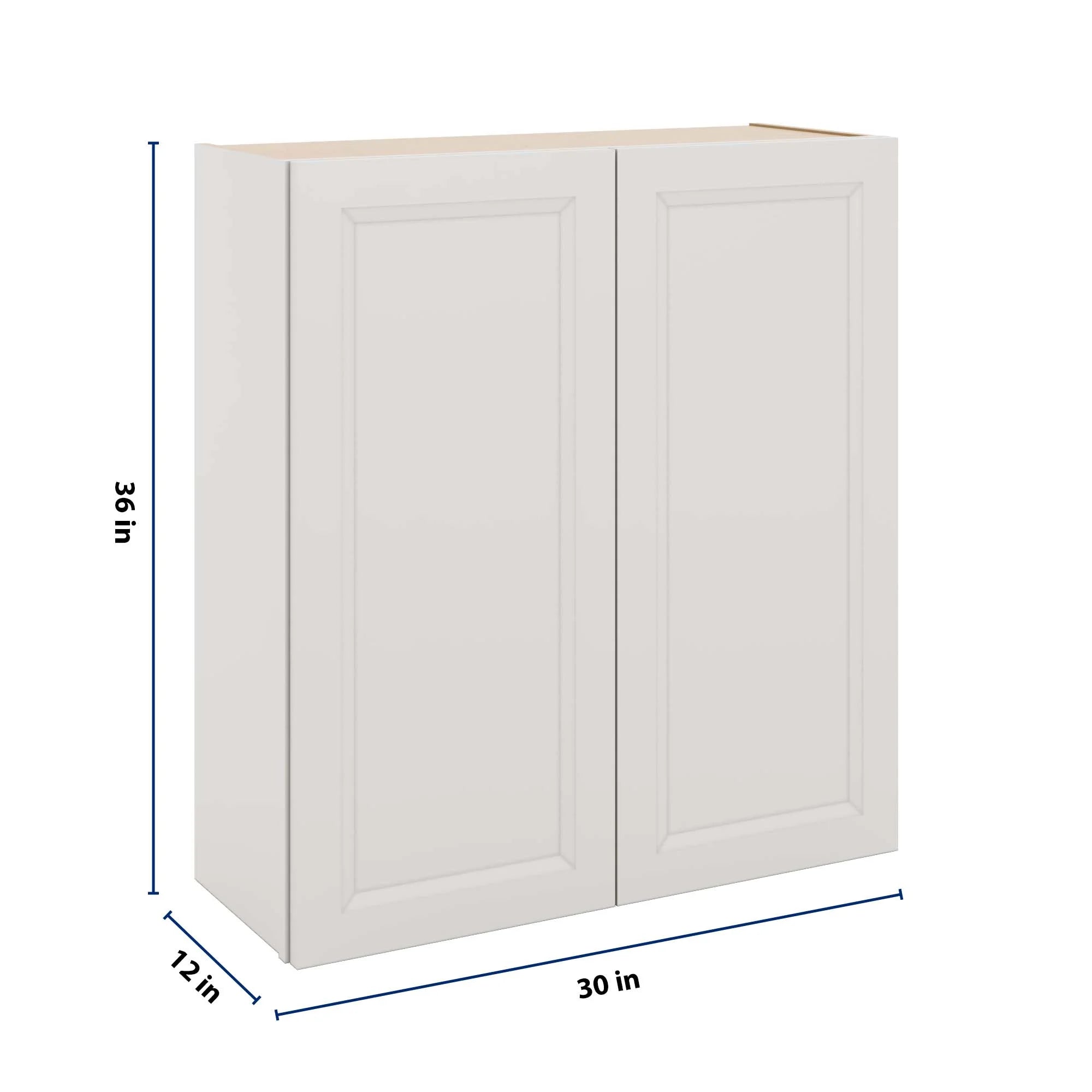 J&K Pure B5 Double Door Wall Cabinet - 33" W x 36" H