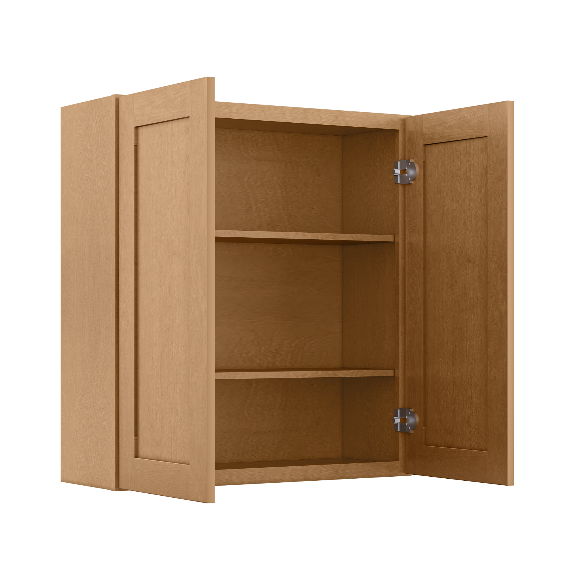 Wall Kitchen Cabinet W3336 Shaker Toffee LessCare 33 in. width 36 in. height 12 in. depth