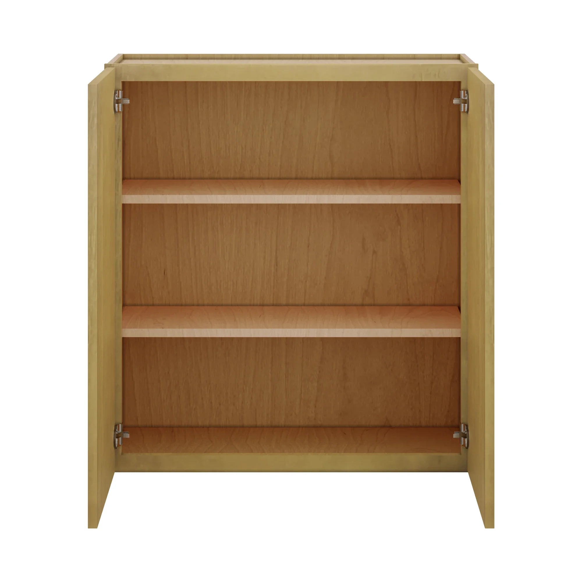 Modernform Cabinet Natural Shaker 33" W X 36" H X 12" D Double Door Wall Cabinet