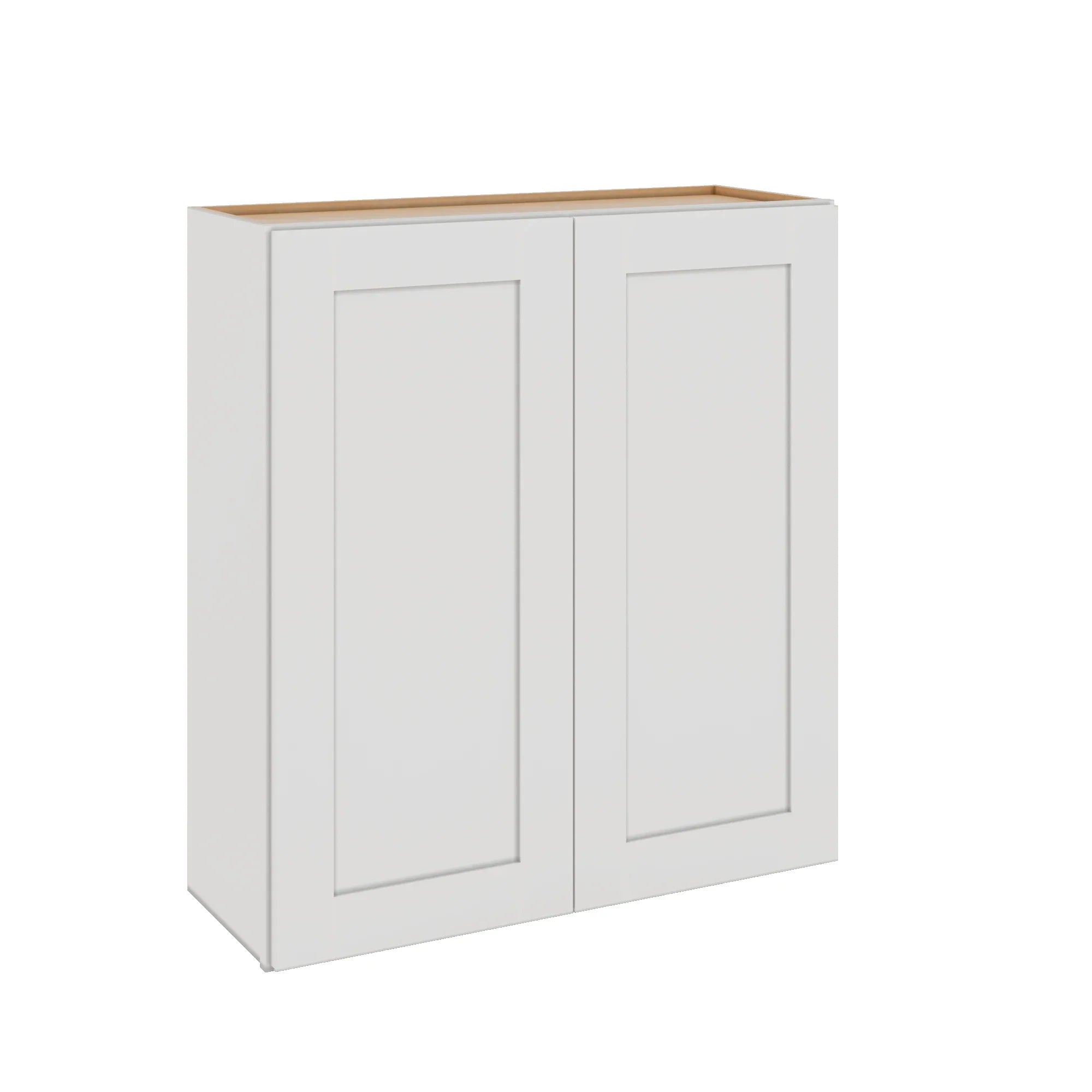 Modernform Cabinet White Shaker 33" W X 36" H X 12" D Double Door Wall Cabinet