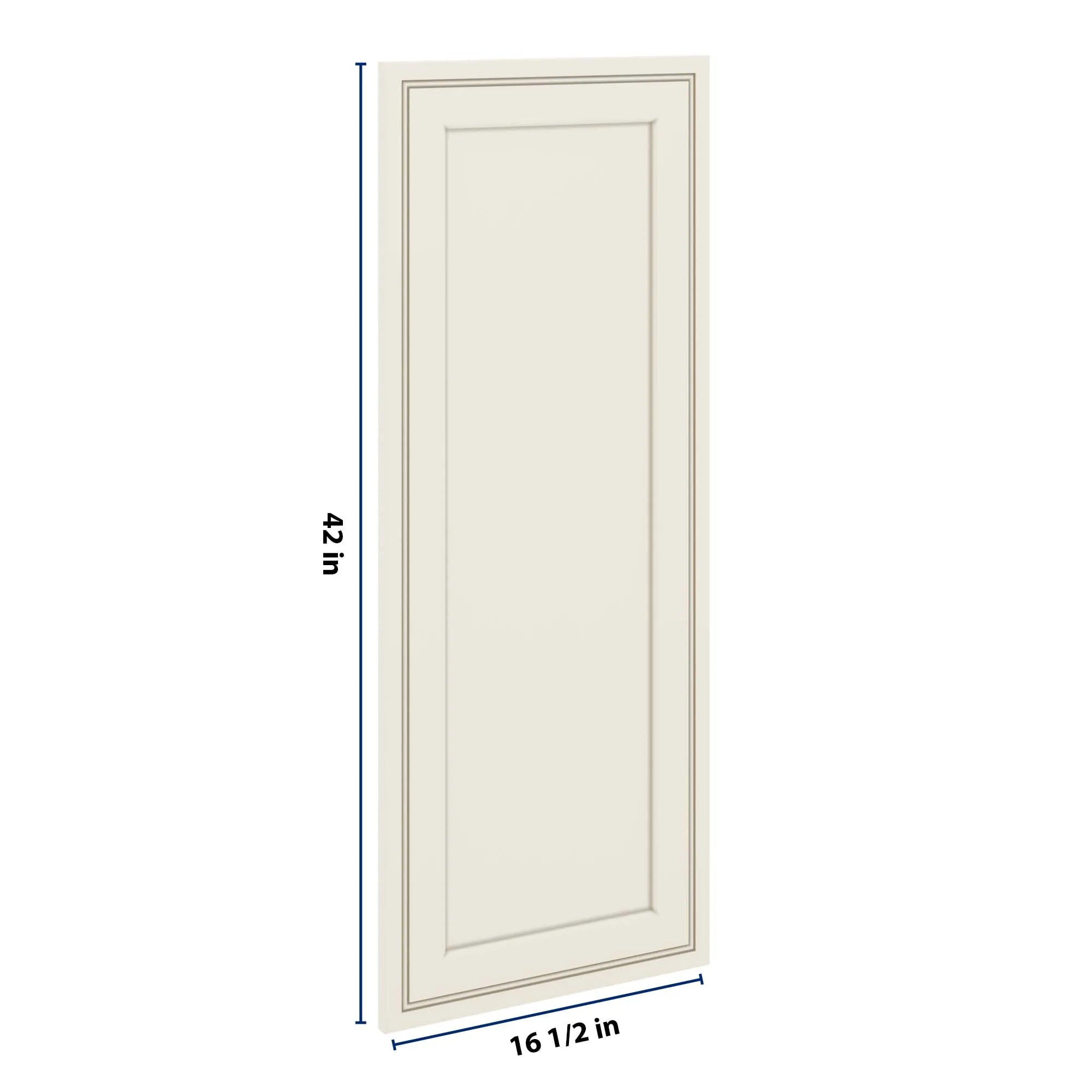J&K Pearl Glazed H9 Dummy Door Panel 16 1/2" W x 42" H