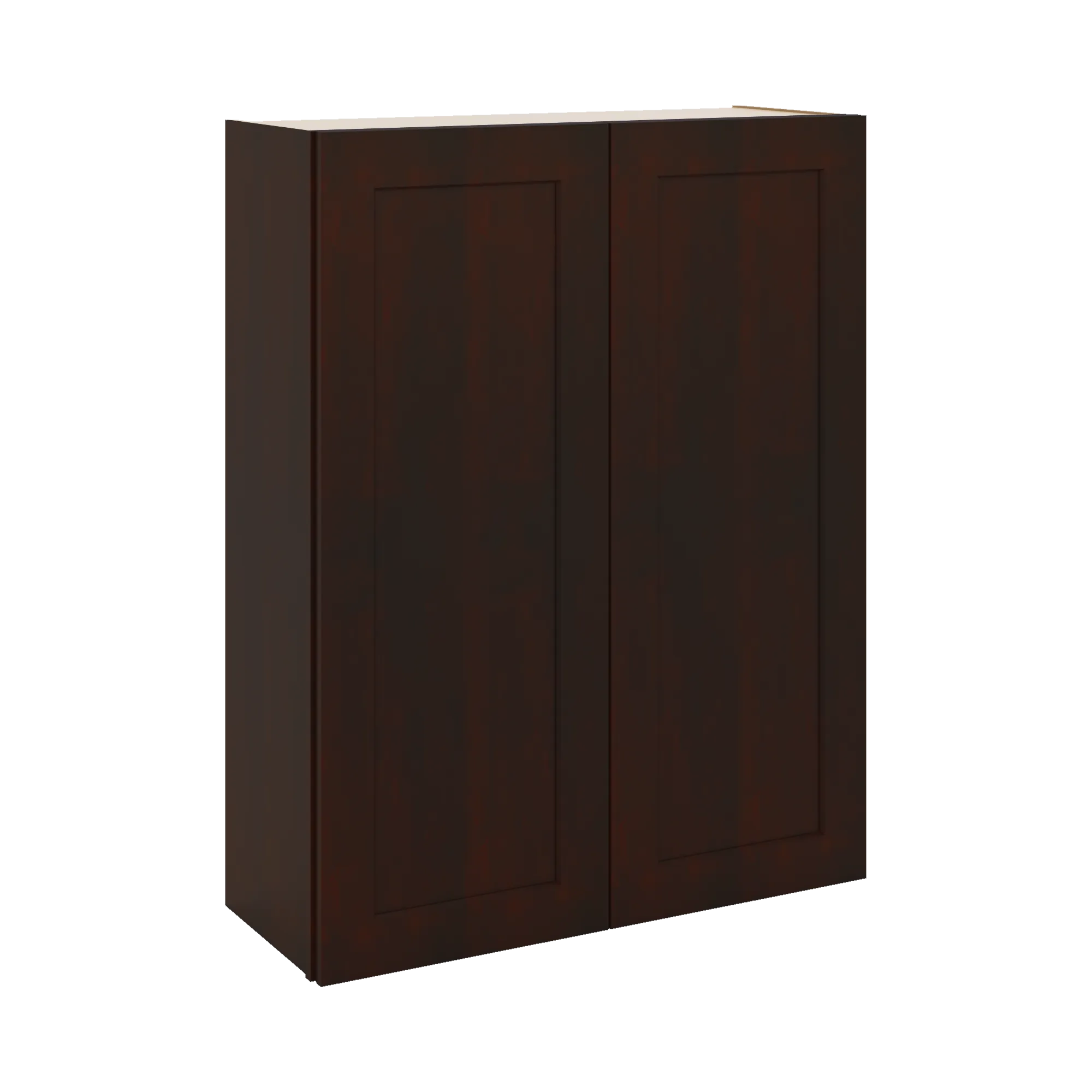 J&K Java Coffee S1 Double Door Wall Cabinet - 33" W x 42" H