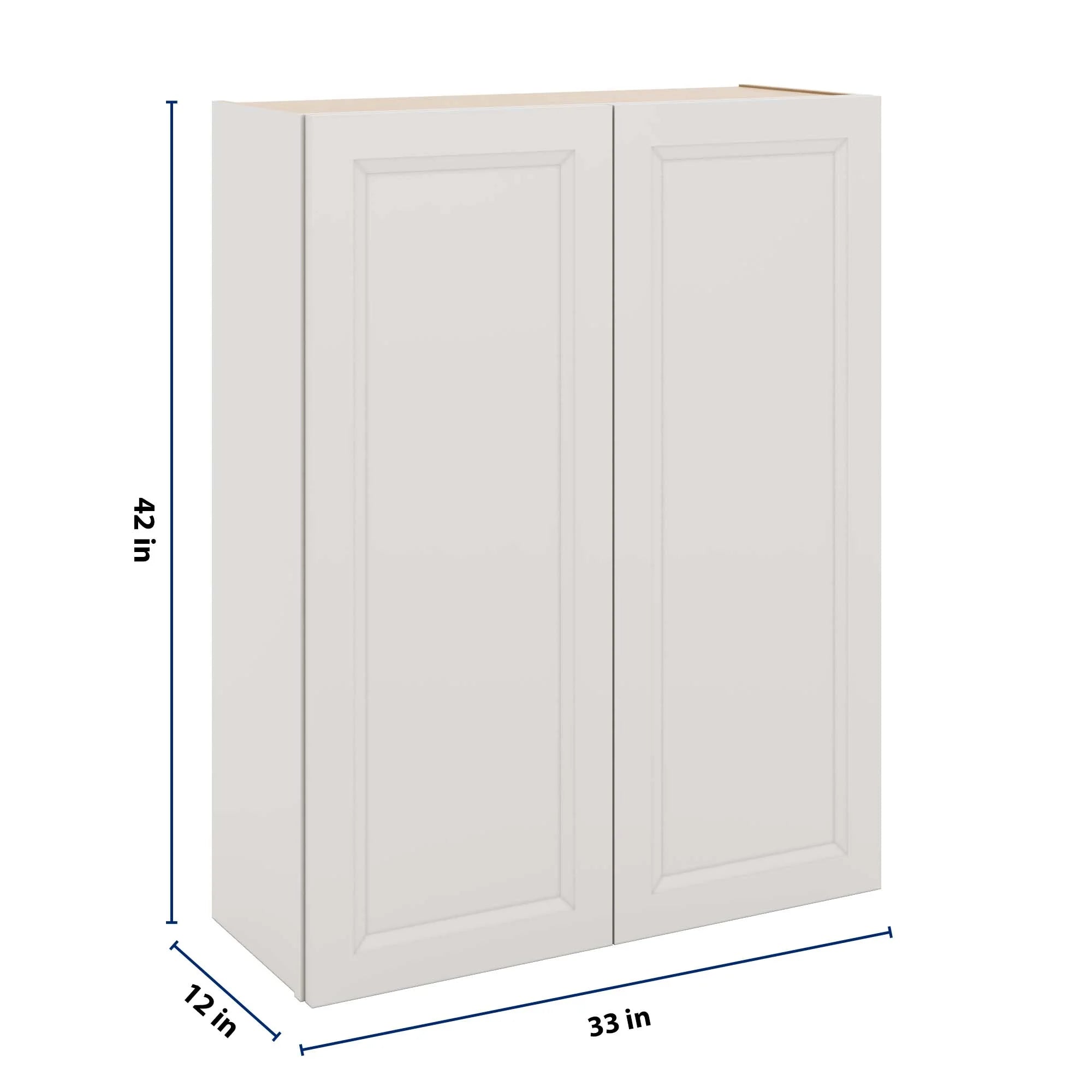 J&K Pure B5 Double Door Wall Cabinet - 33" W x 42" H