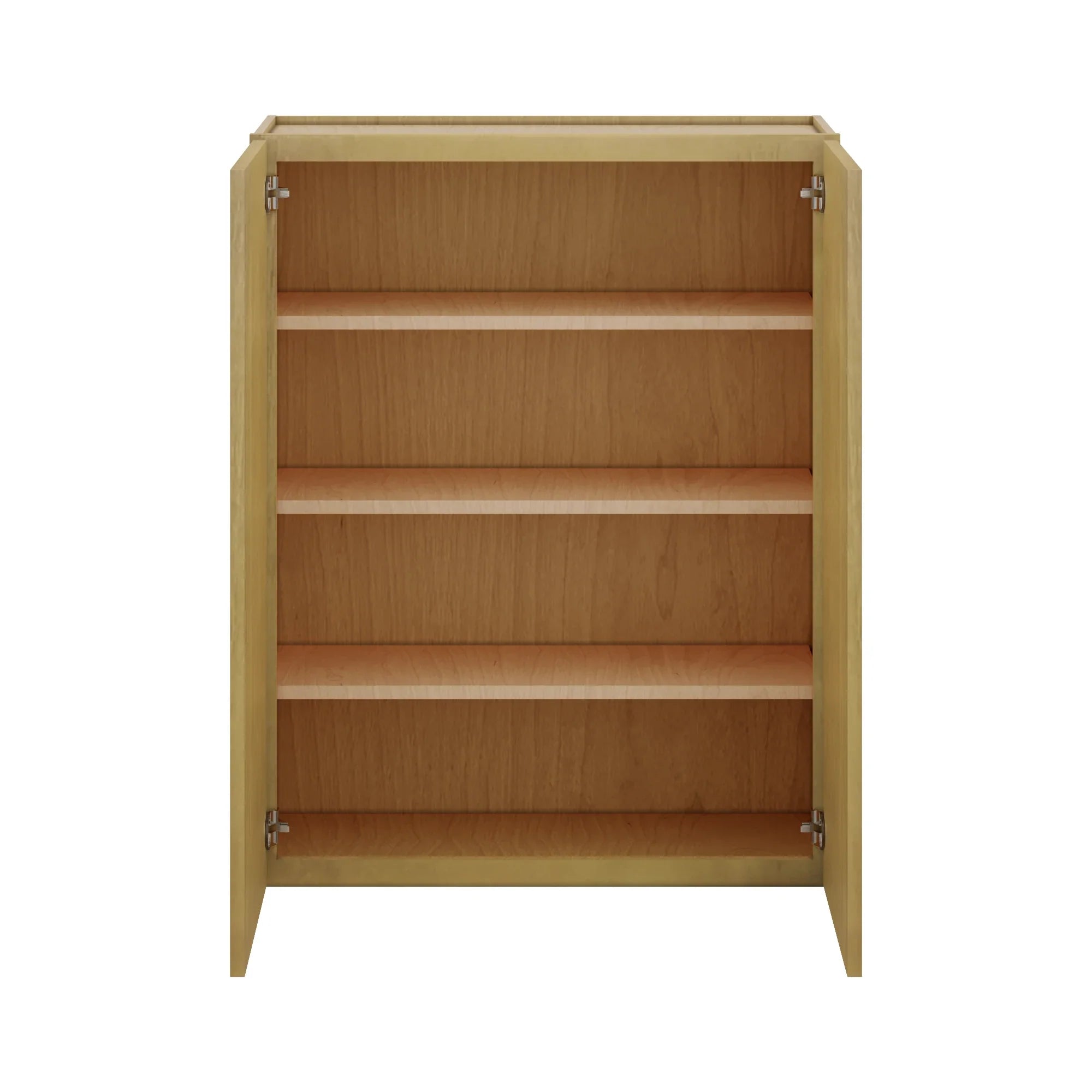 Modernform Cabinet Natural Shaker 33" W X 42" H X 12" D Double Door Wall Cabinet