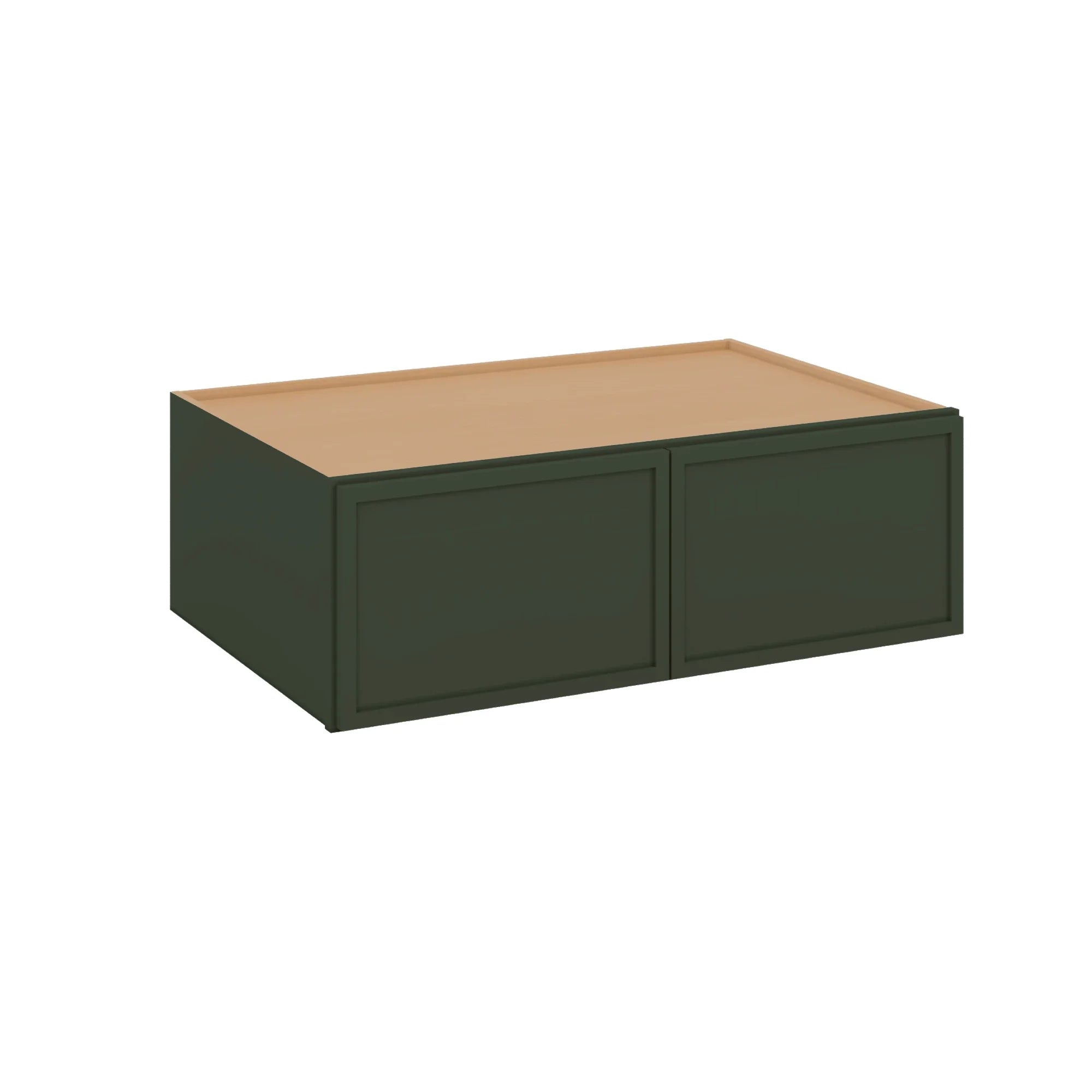 Modernform Cabinet Slim Sage Green 36" W X 12" H X 24" D Double Door Wall Cabinet
