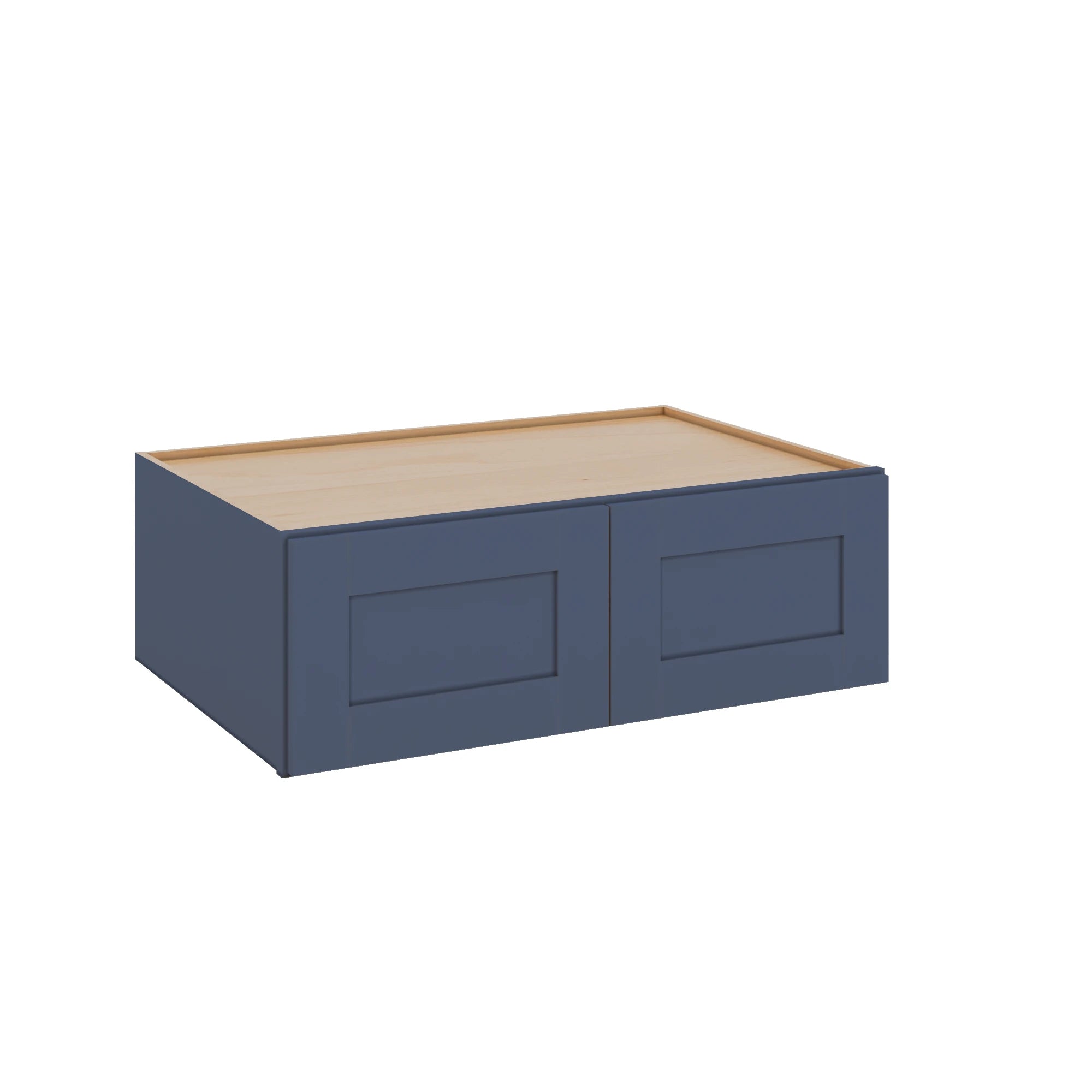 Modernform Cabinet Signature Blue 36" W X 12" H X 24" D Double Door Wall Cabinet