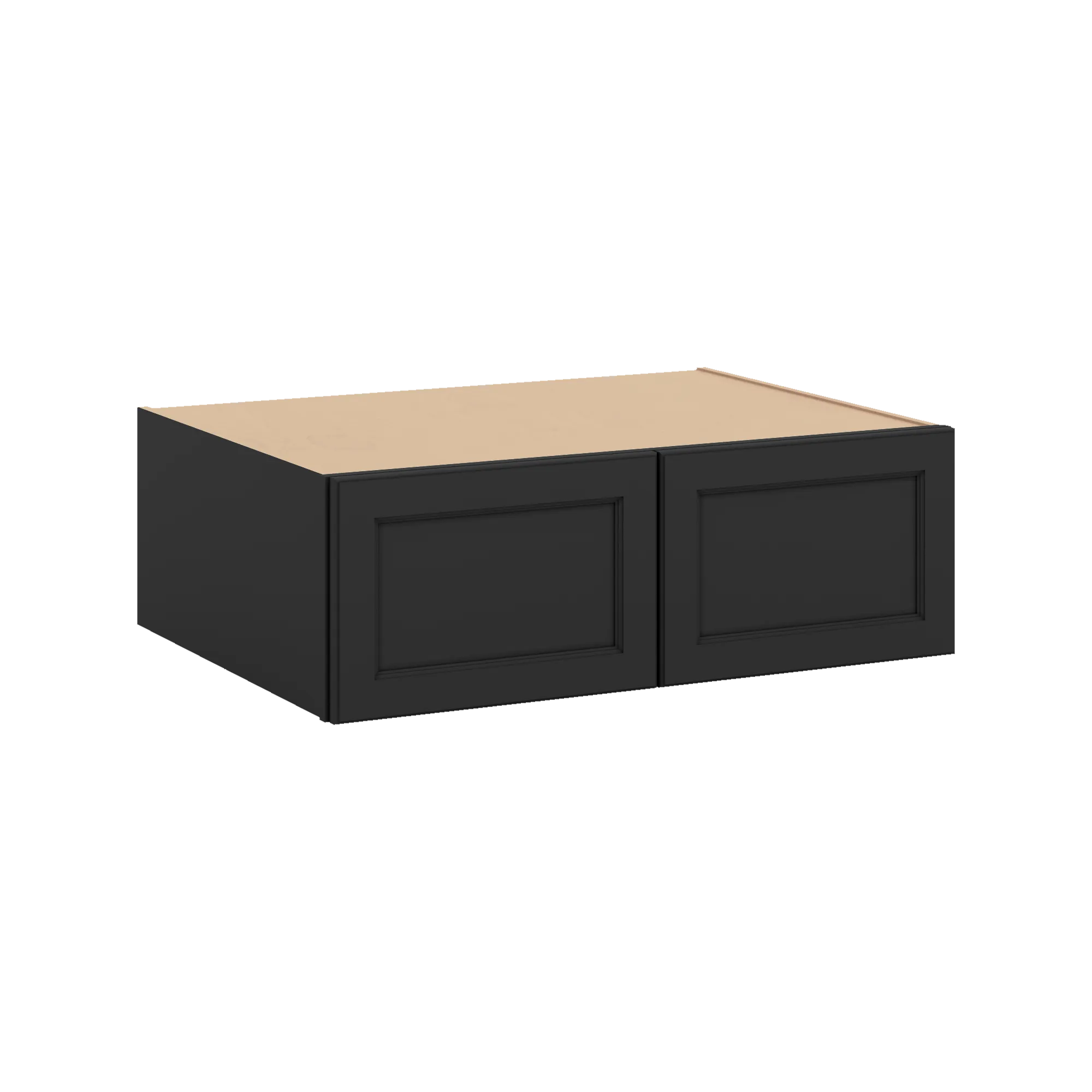 J&K Charcoal E2 Refrigerator Wall Cabinet - 36" W x 12" H x 27" D