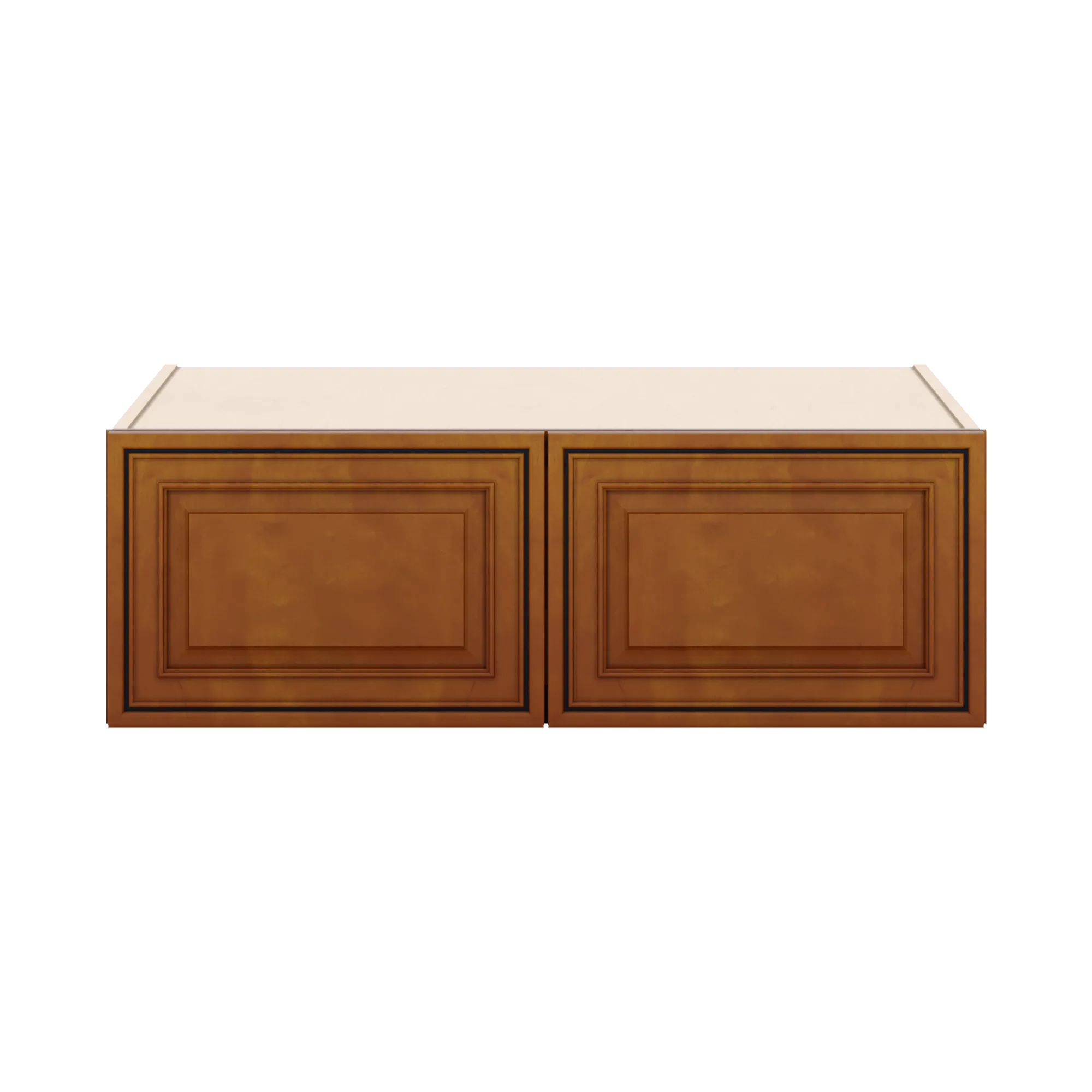 j k mocha glazed k10 refrigerator wall cabinet 36 w x 12 h x 27 d