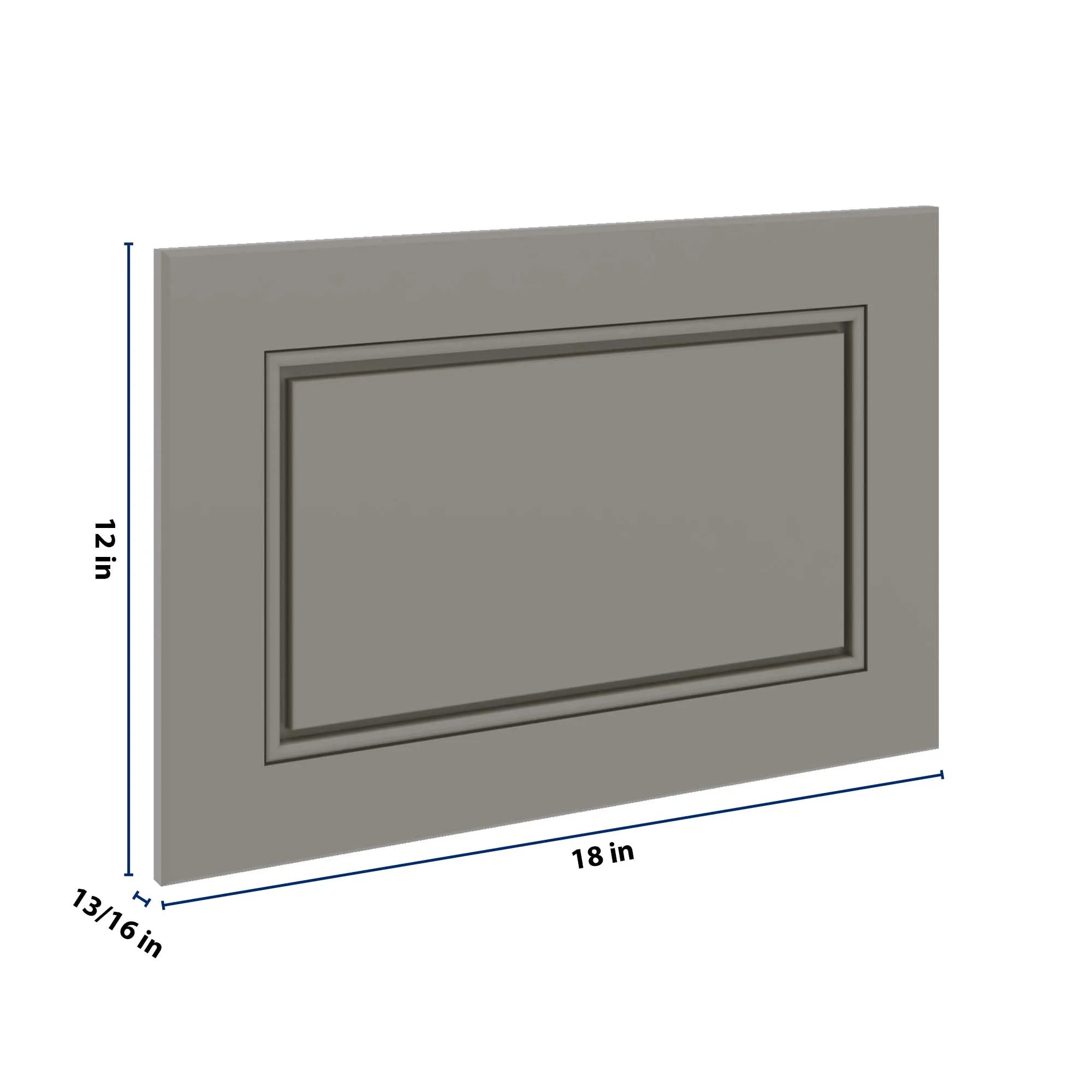 J&K Greige K3 Dummy Door Panel 18" W x 12" H