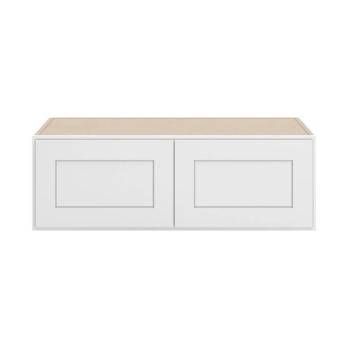 cnc luxor white 36 w x 12 h x 24 d double door wall cabinet