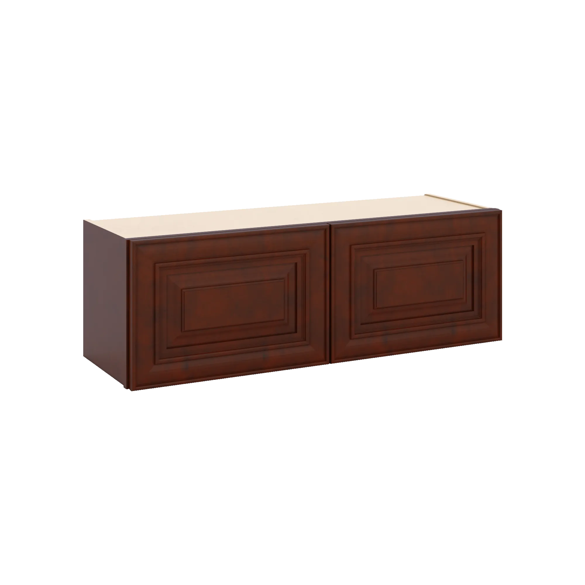 J&K Mahogany J5 Double Door Wall Cabinet - 36" W x 12" H