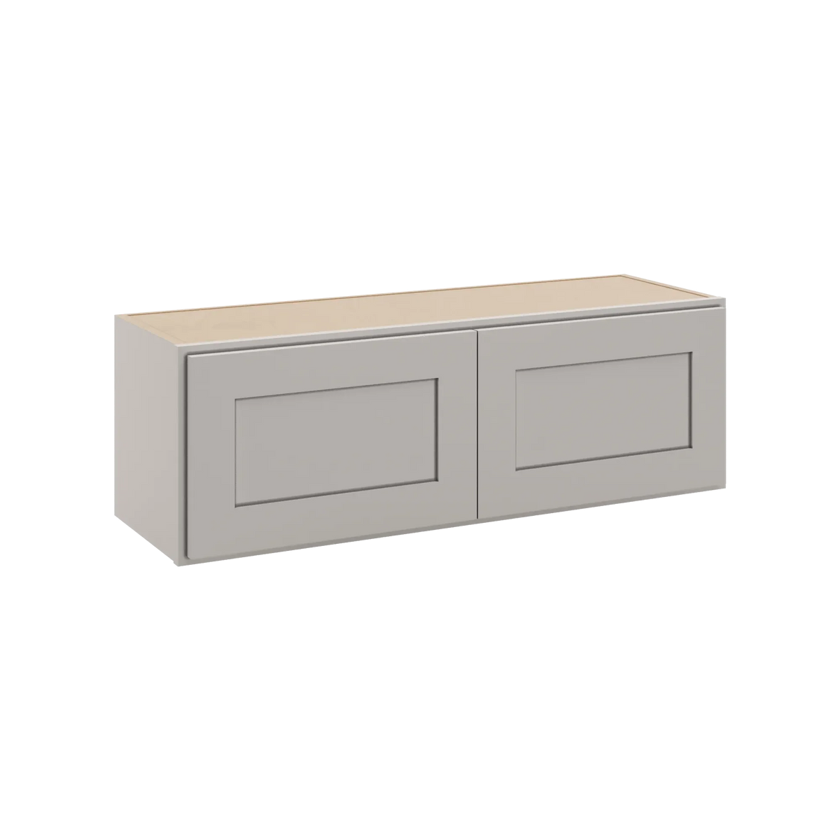 cnc luxor misty grey 36 w x 12 h double door wall cabinet