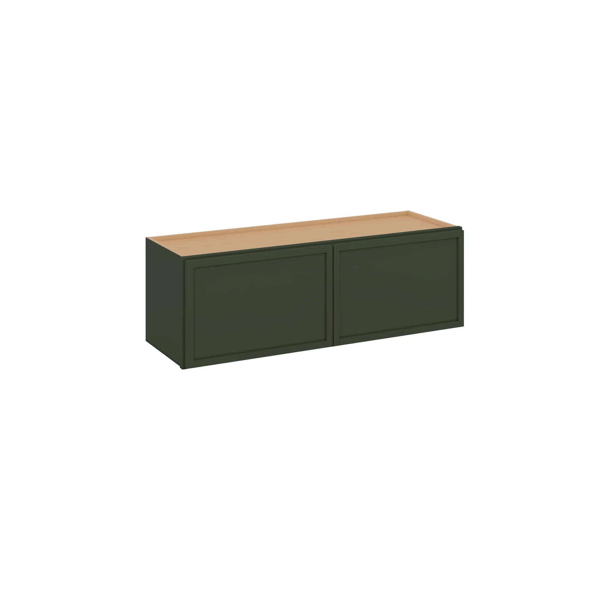 Modernform Cabinet Slim Sage Green 36" W X 12" H X 12" D Double Door Wall Cabinet