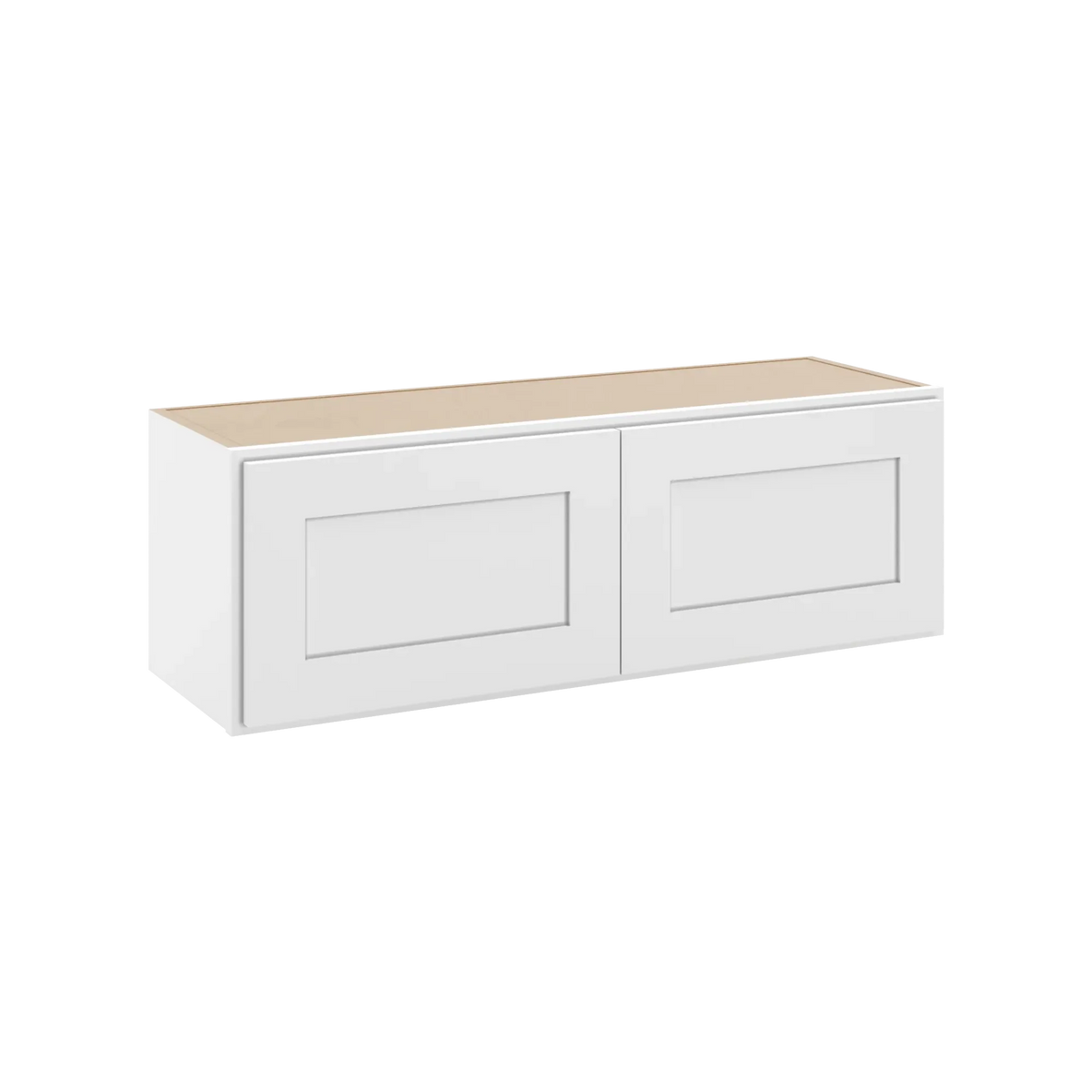 cnc luxor white 36 w x 12 h double door wall cabinet