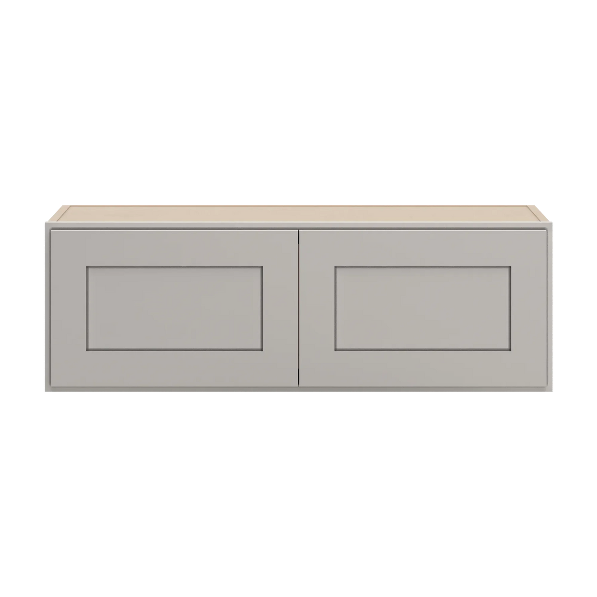 cnc luxor 5 piece misty grey 36 w x 12 h double door wall cabinet