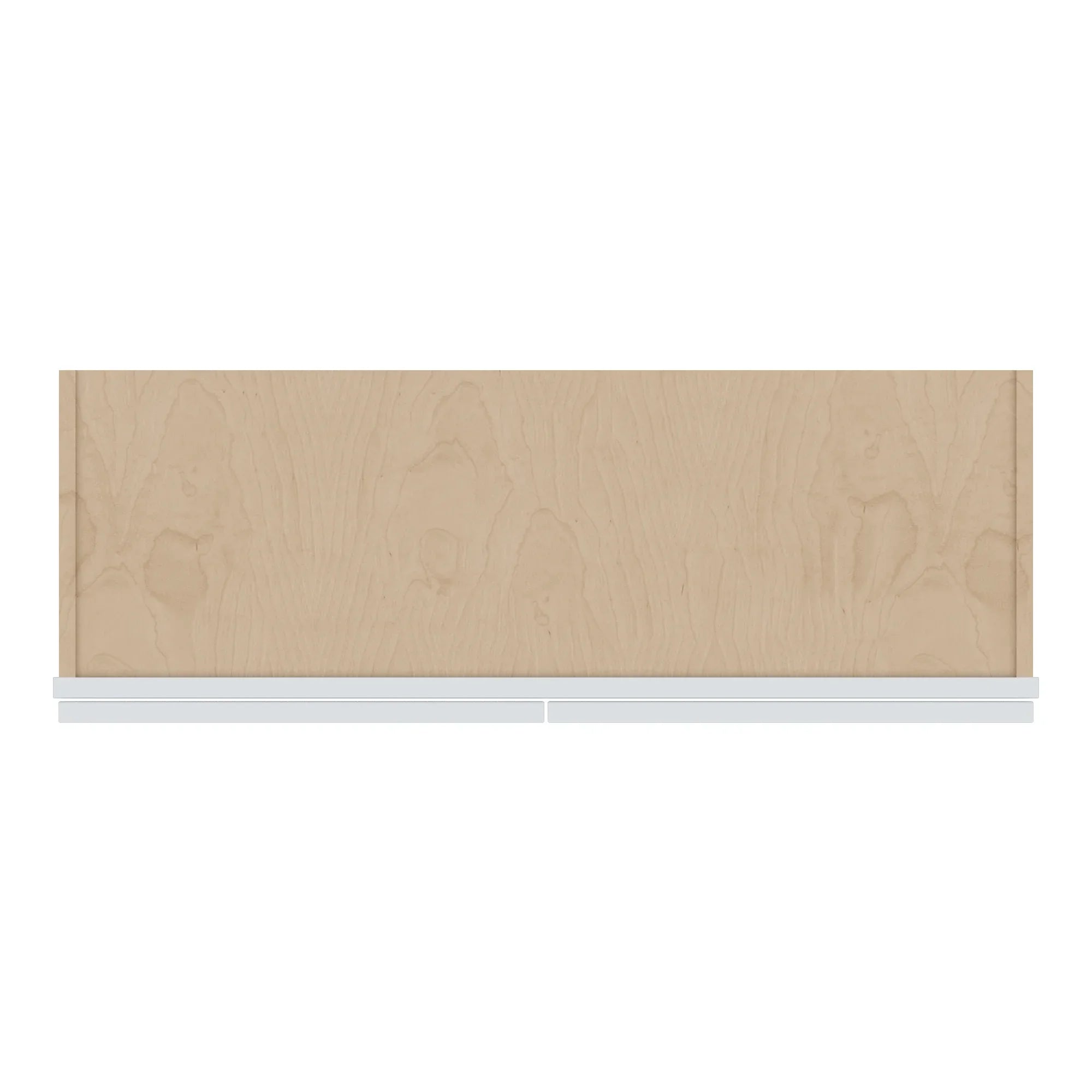 J&K White Shaker S8 Double Door Wall Cabinet   36" W x 12" H
