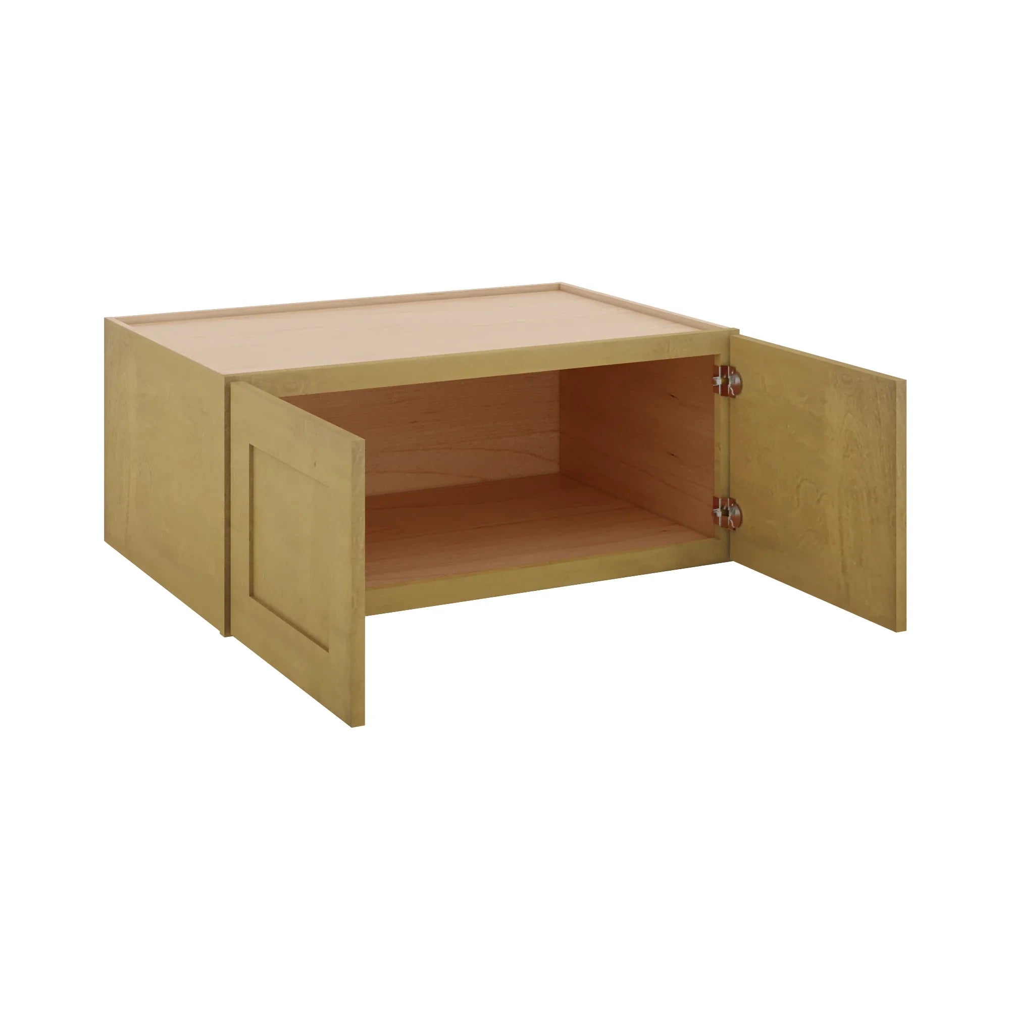 Modernform Cabinet Natural Shaker 36" W X 15" H X 24" D Double Door Wall Cabinet