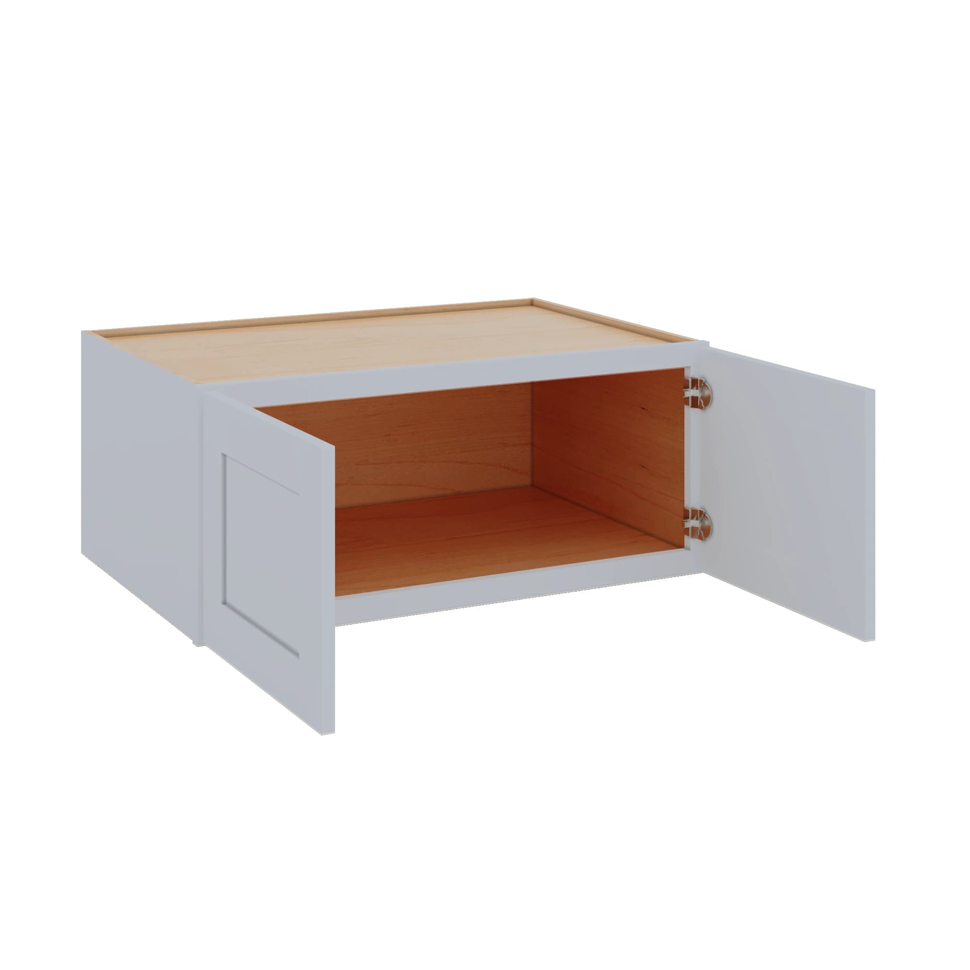 Modernform Cabinet Grey Shaker 36" W X 15" H X 24" D Double Door Wall Cabinet