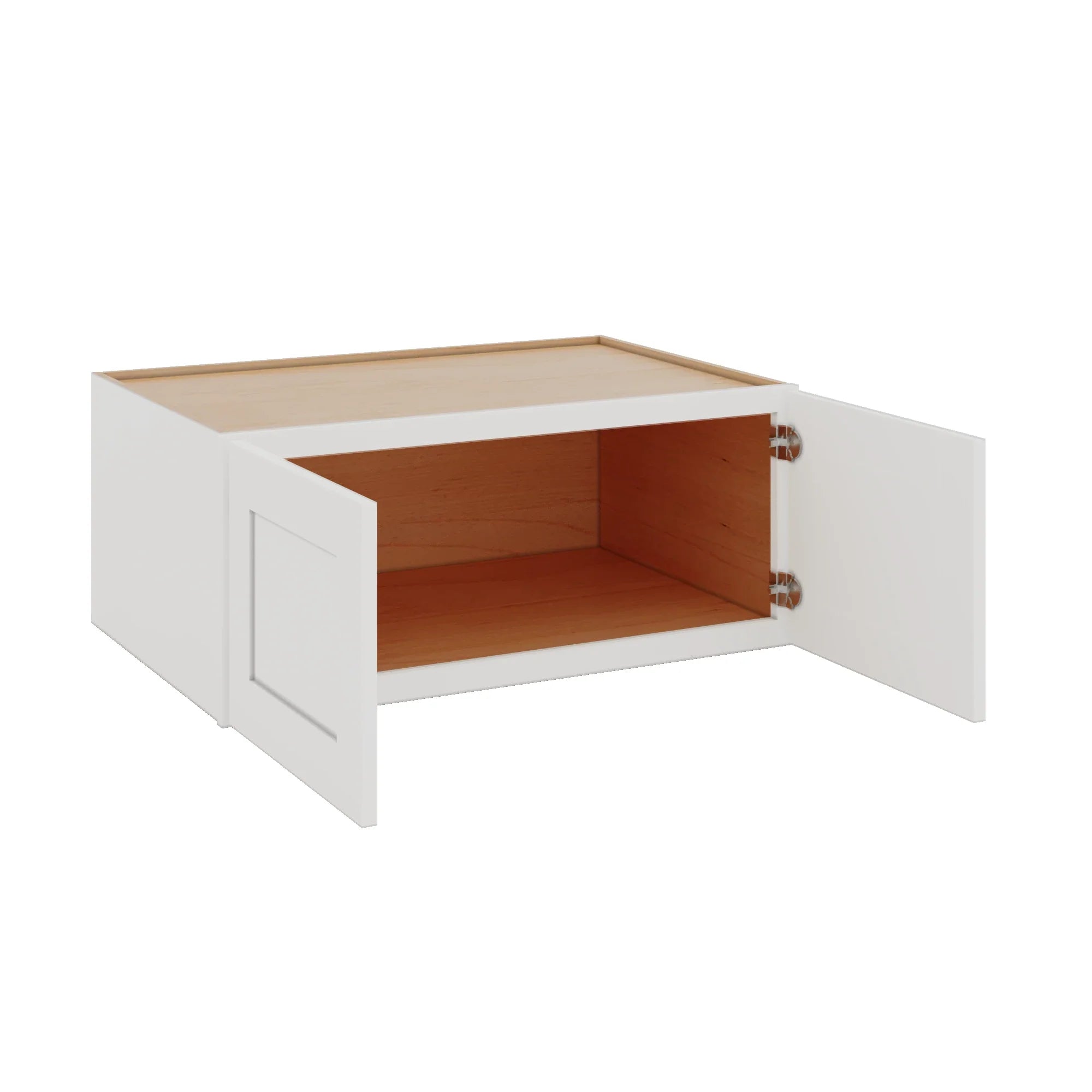 Modernform Cabinet White Shaker 36" W X 15" H X 24" D Double Door Wall Cabinet