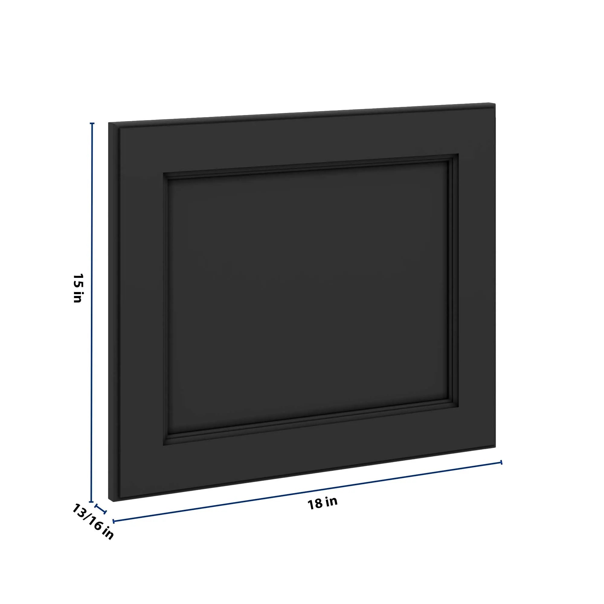 J&K Charcoal E2 Dummy Door Panel 18" W x 15" H