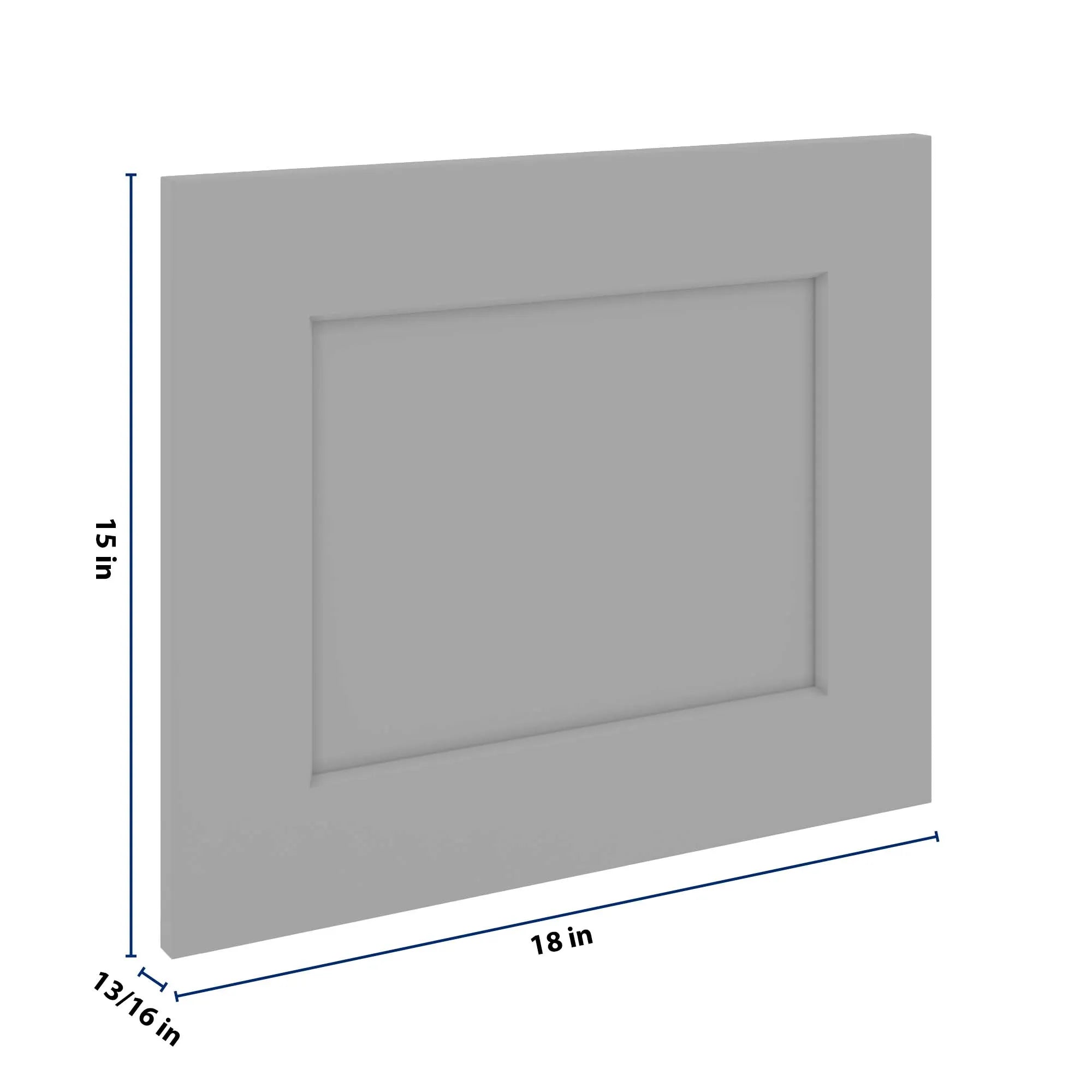 J&K Castle Grey S5 Dummy Door Panel 18" W x 15" H