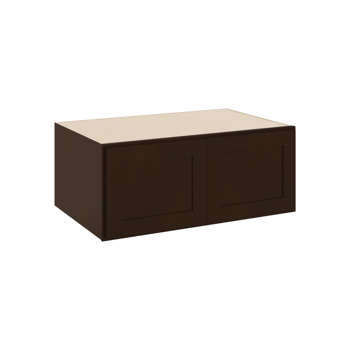 CNC Luxor 5-Piece Espresso 36" W X 15" H X 24" D Double Door Wall Cabinet