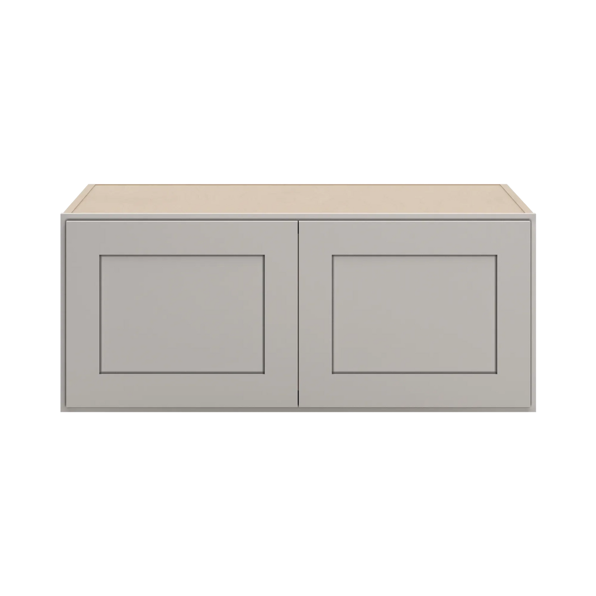 cnc luxor 5 piece misty grey 36 w x 15 h x 24 d double door wall cabinet