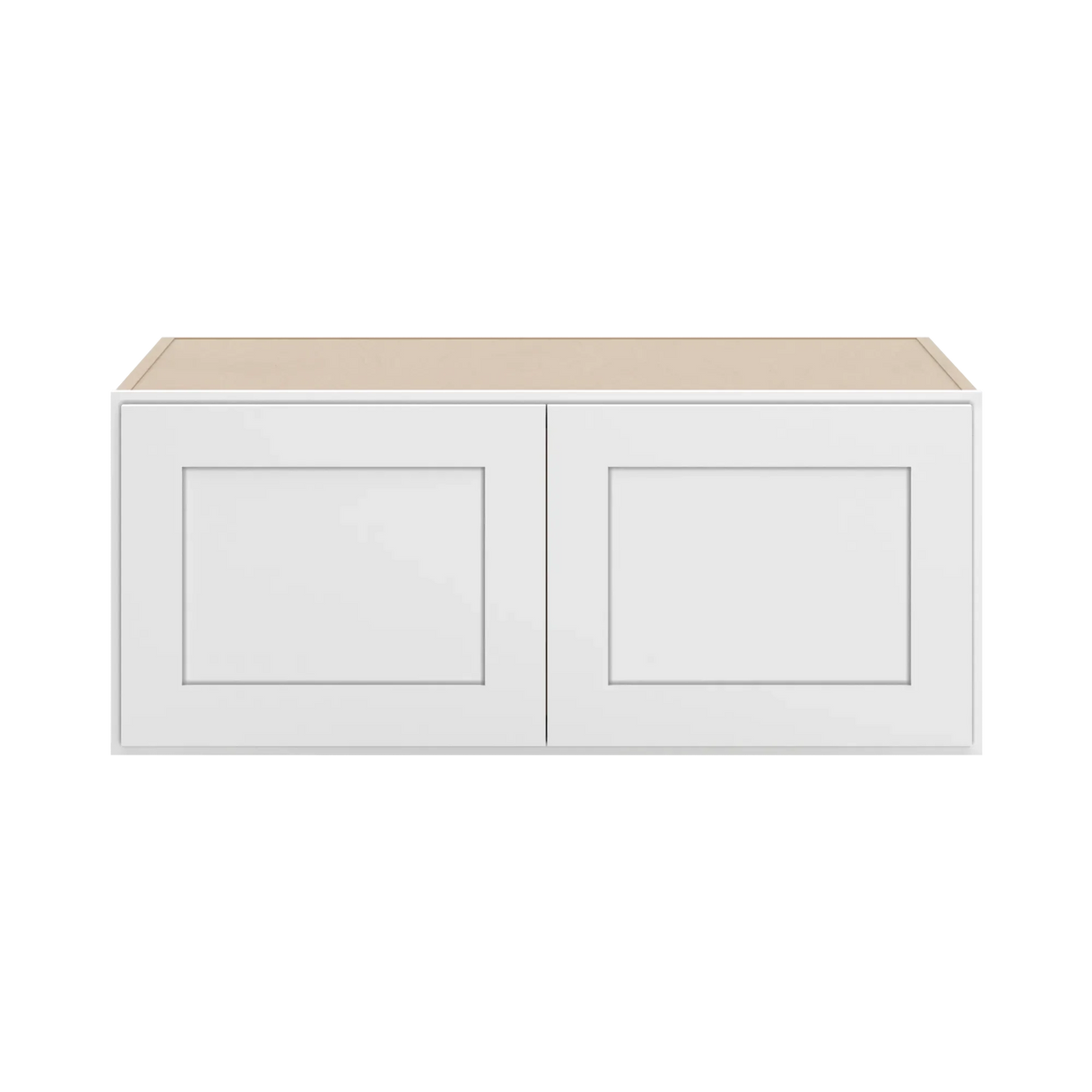 cnc luxor white 36 w x 15 h x 24 d double door wall cabinet