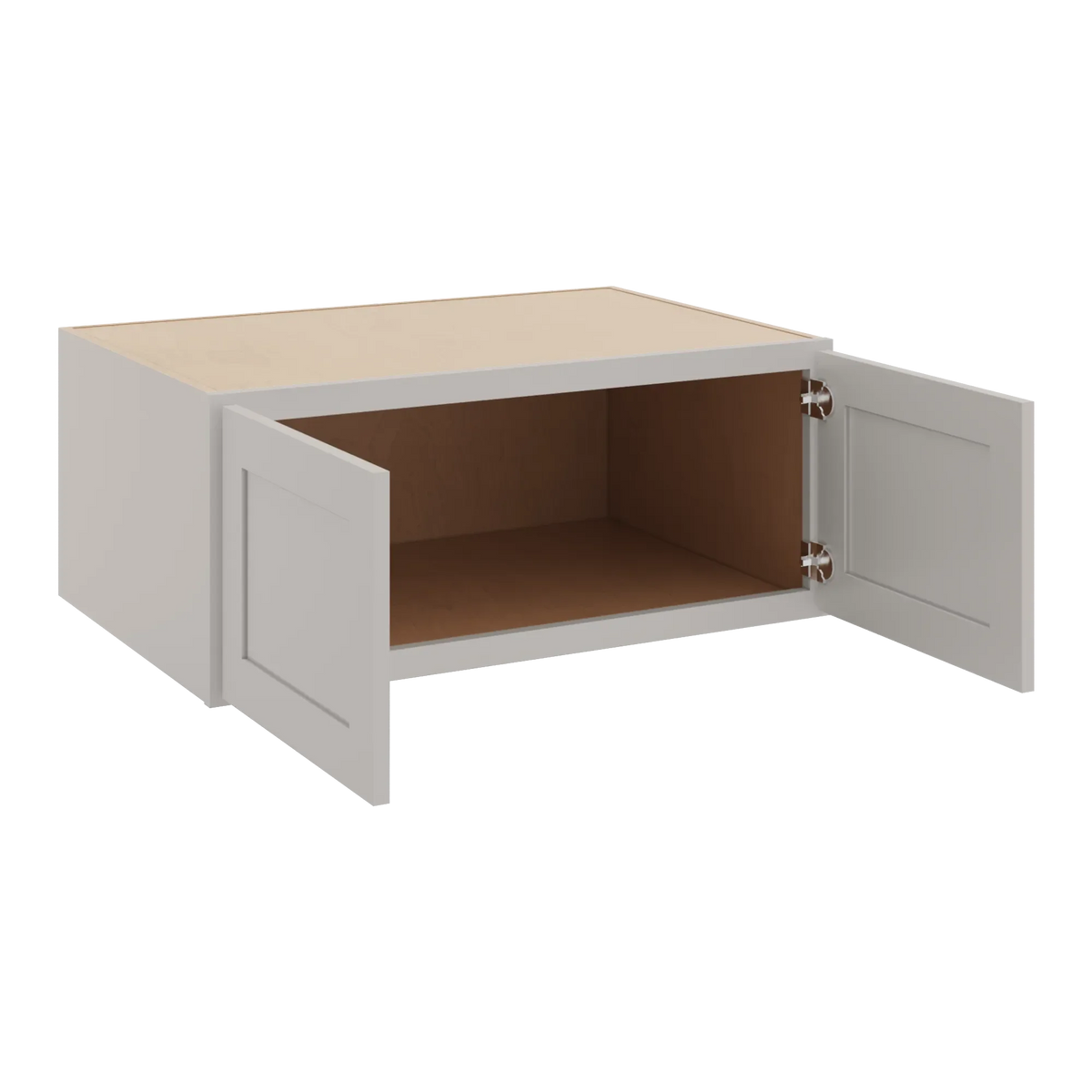 cnc luxor 5 piece misty grey 36 w x 15 h x 24 d double door wall cabinet