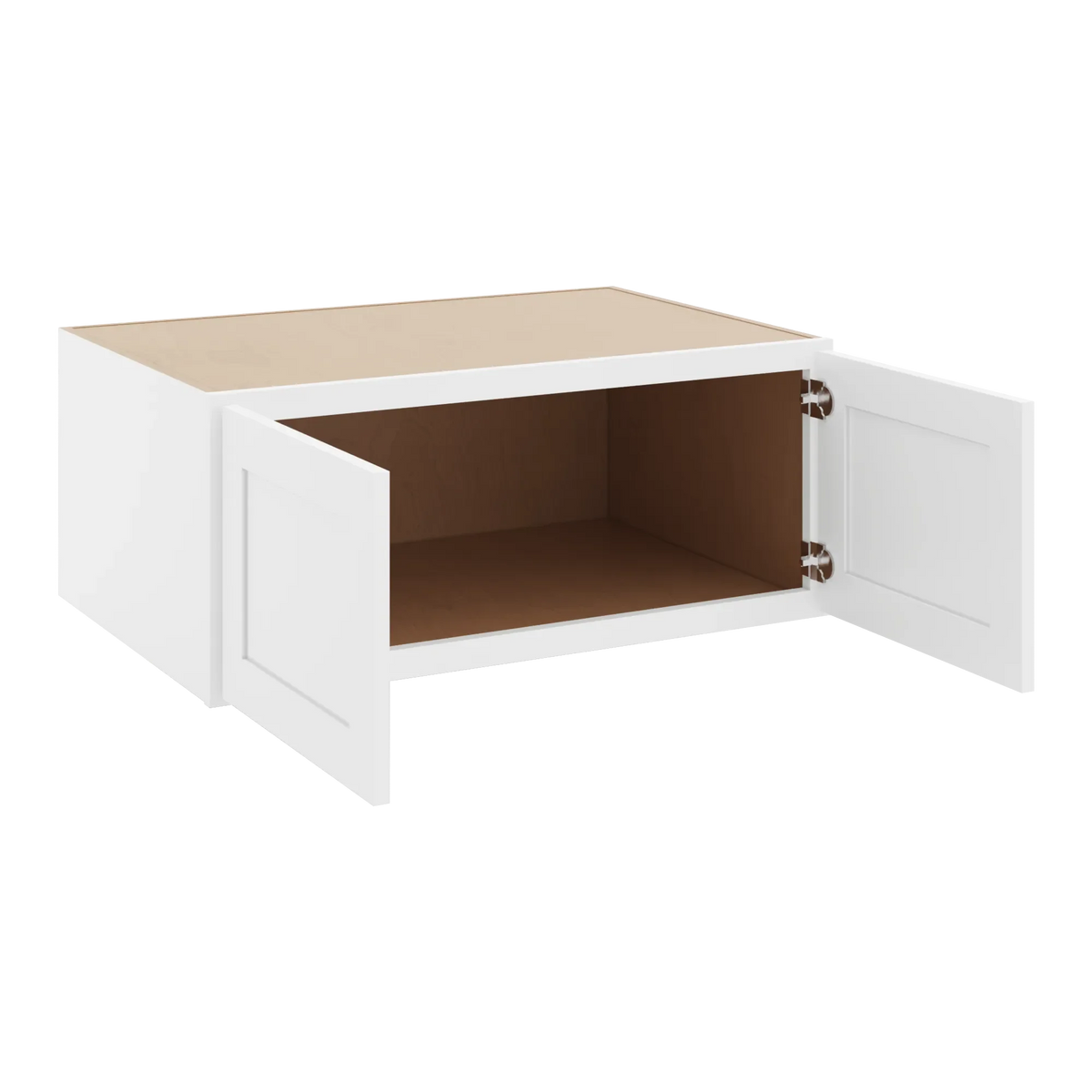 cnc luxor white 36 w x 15 h x 24 d double door wall cabinet