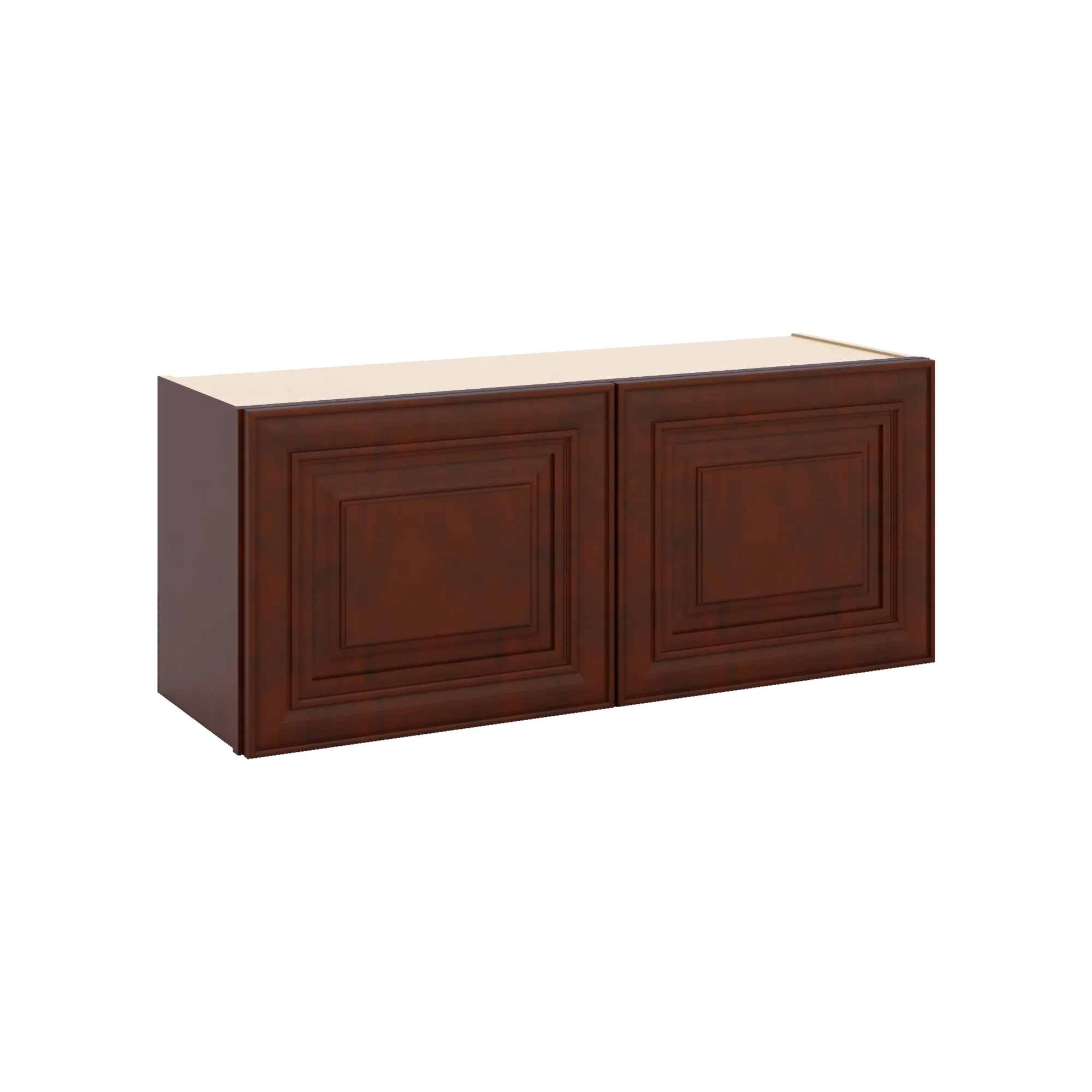 J&K Mahogany J5 Double Door Wall Cabinet - 36" W x 15" H