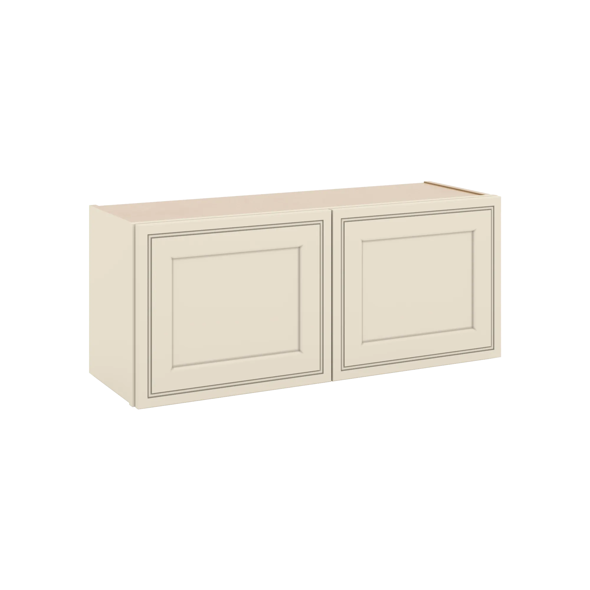 J&K Pearl Glazed H9 Double Door Wall Cabinet - 36" W x 15" H