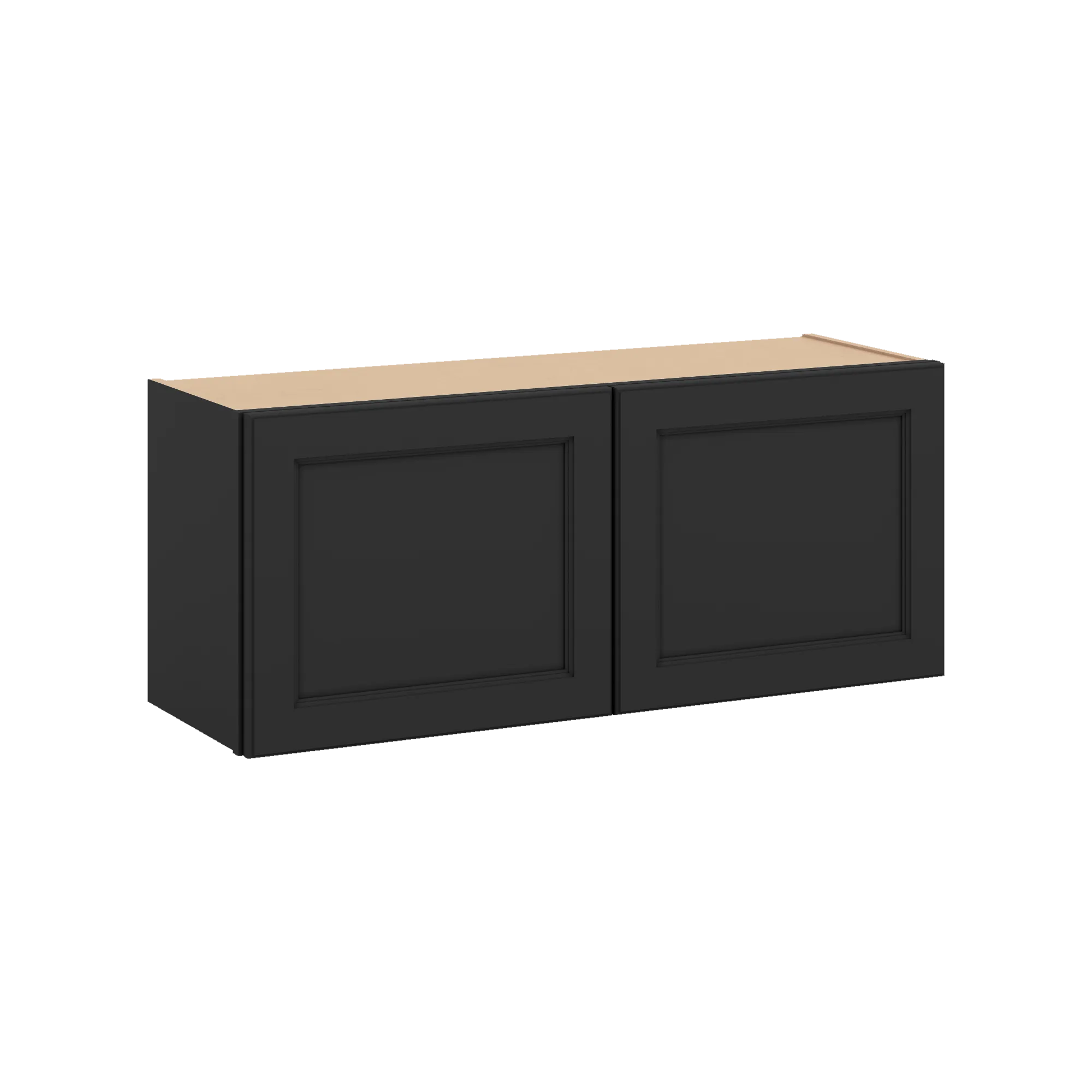 J&K Charcoal E2 Double Door Wall Cabinet - 36" W x 15" H