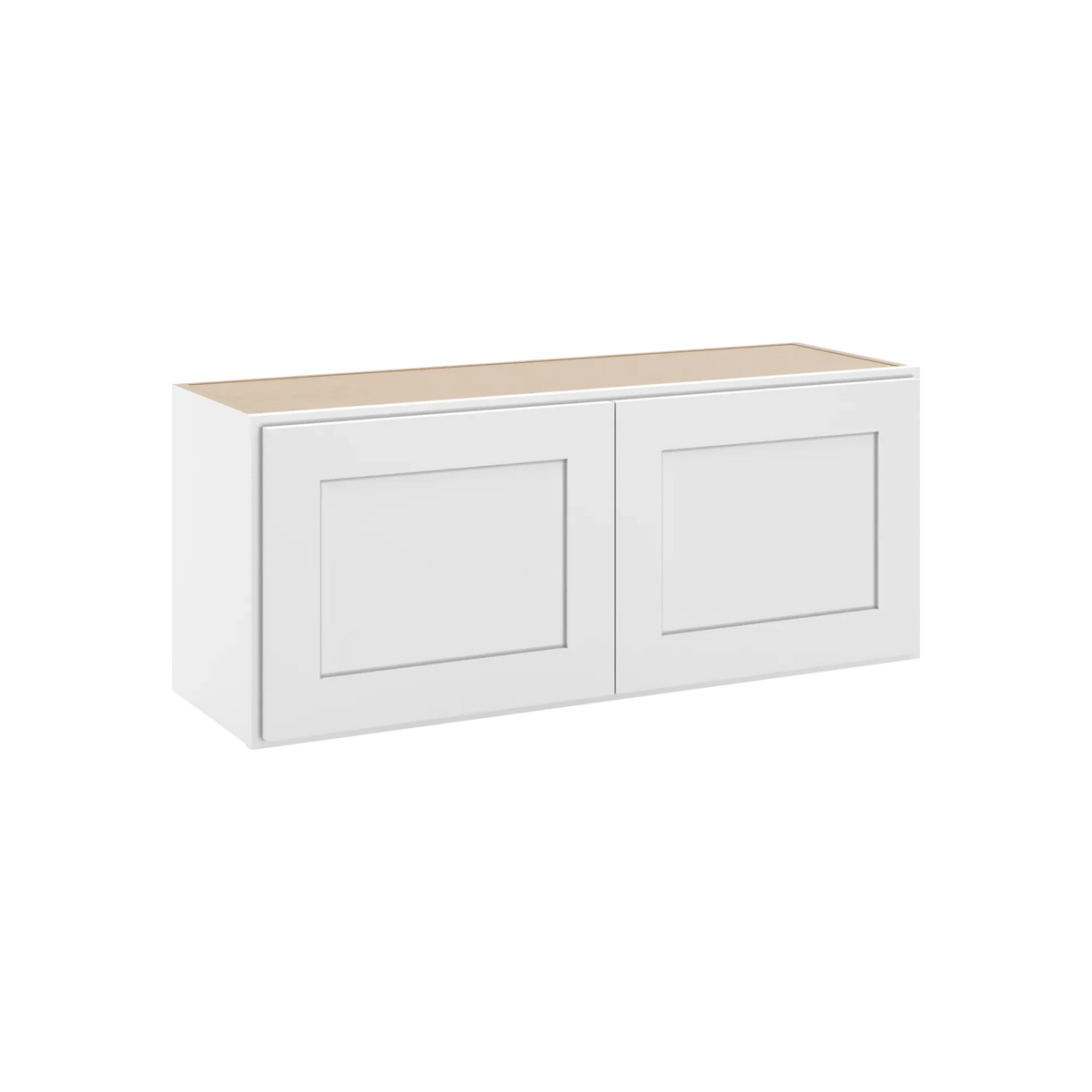 cnc luxor white 36 w x 15 h double door wall cabinet