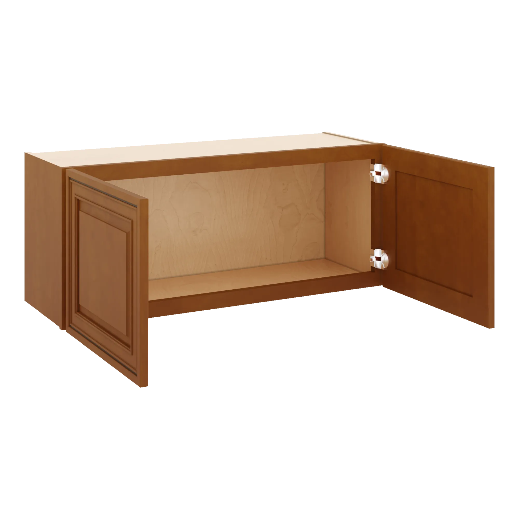 j k mocha glazed k10 double door wall cabinet 36 w x 15 h