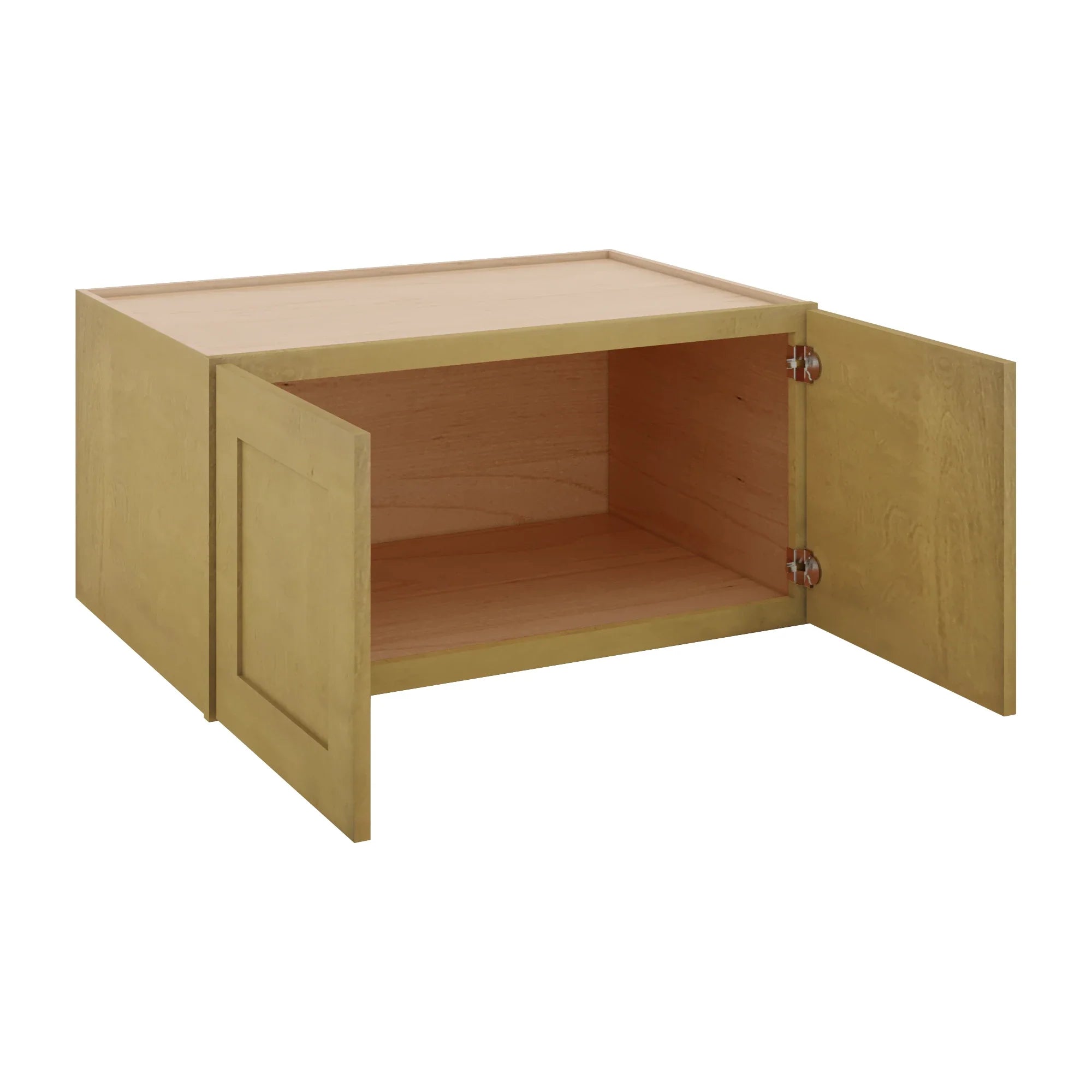 Modernform Cabinet Natural Shaker 36" W X 18" H X 24" D Double Door Wall Cabinet