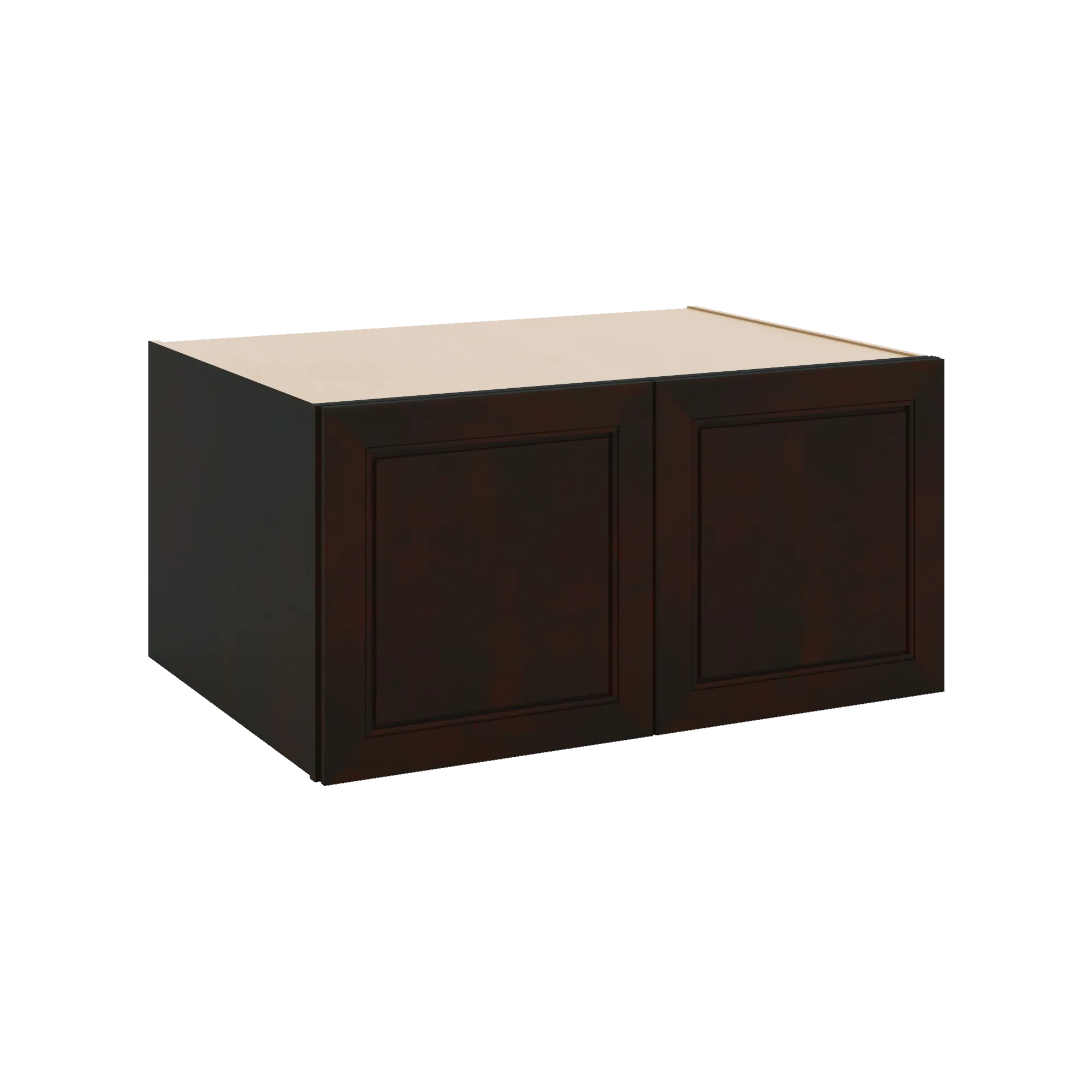 J&K Espresso K8 Refrigerator Wall Cabinet - 36" W x 18" H x 27" D