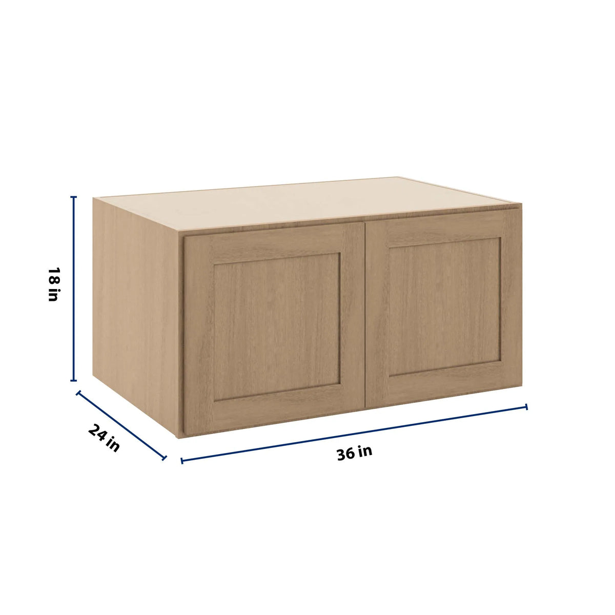 CNC Luxor 5-Piece Harvest 36" W X 18" H X 24" D Double Door Wall Cabinet