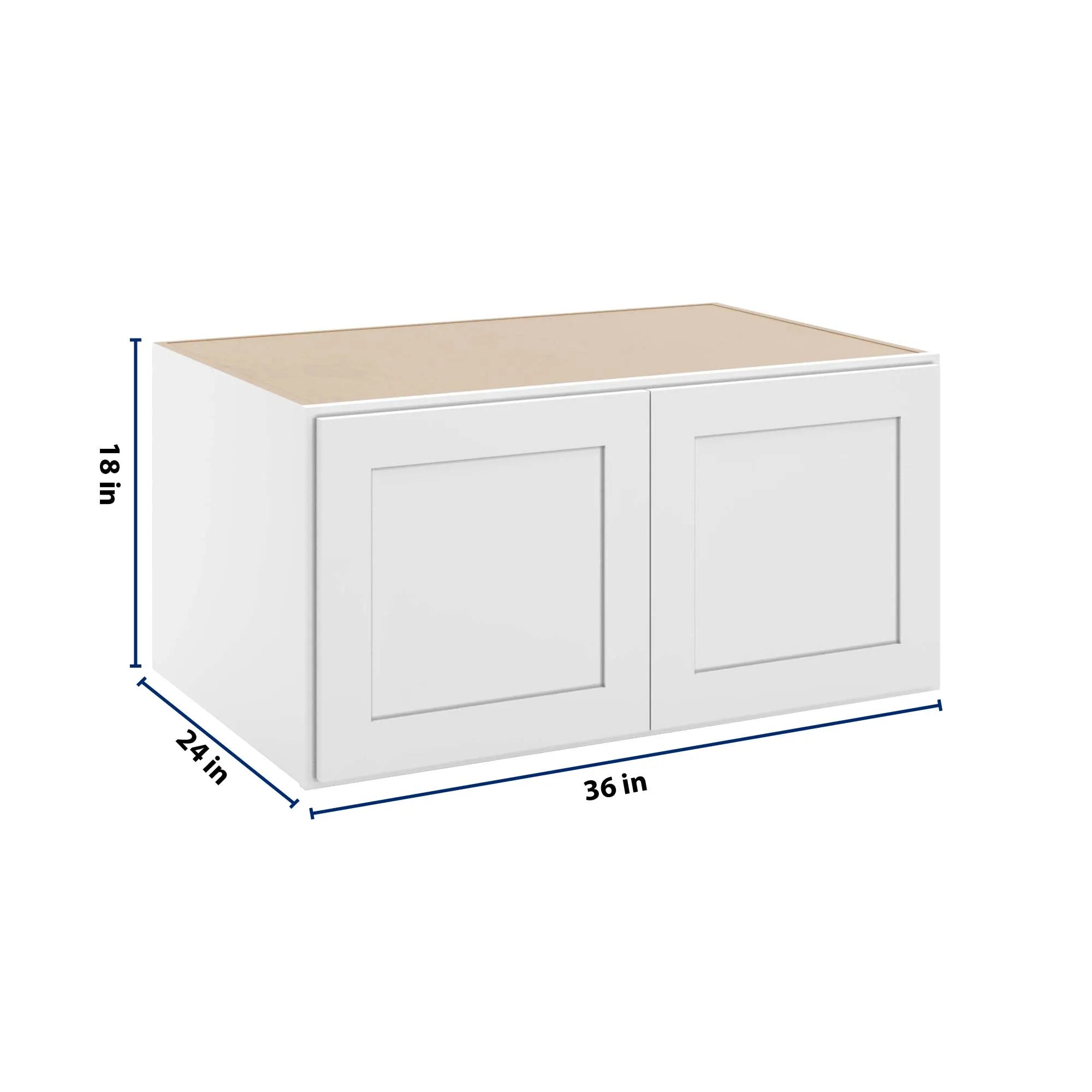 W3618X24 Close Angle White