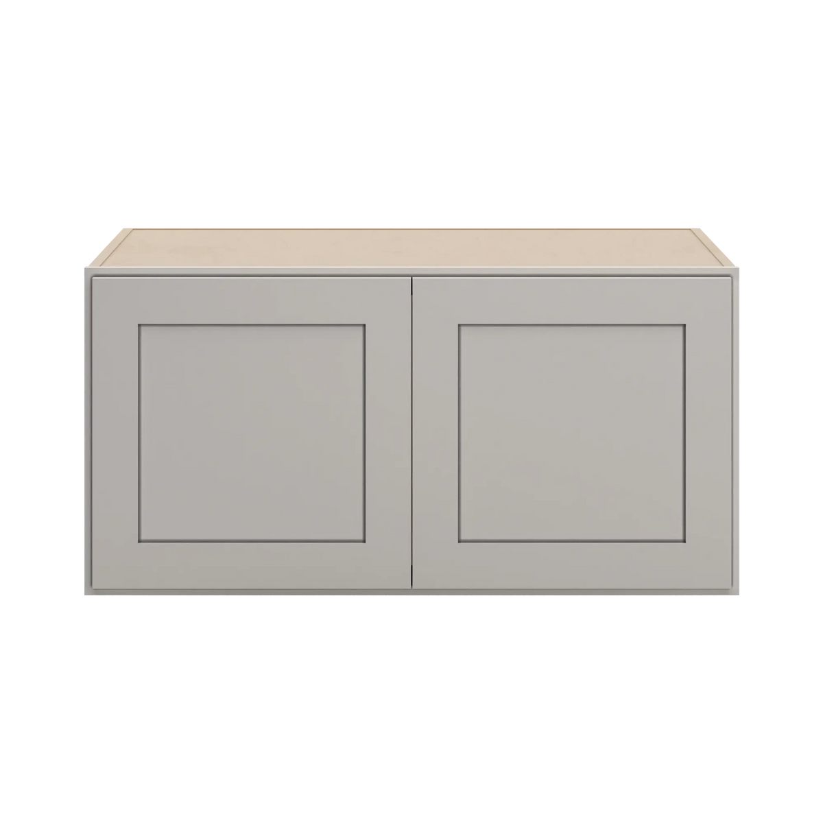 cnc luxor 5 piece misty grey 36 w x 18 h x 24 d double door wall cabinet