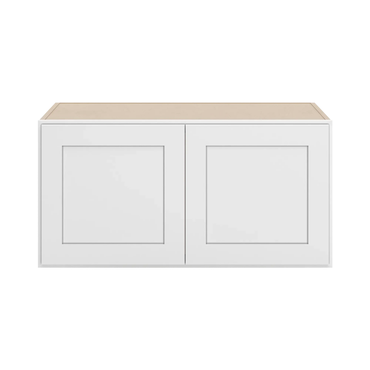 cnc luxor white 36 w x 18 h x 24 d double door wall cabinet
