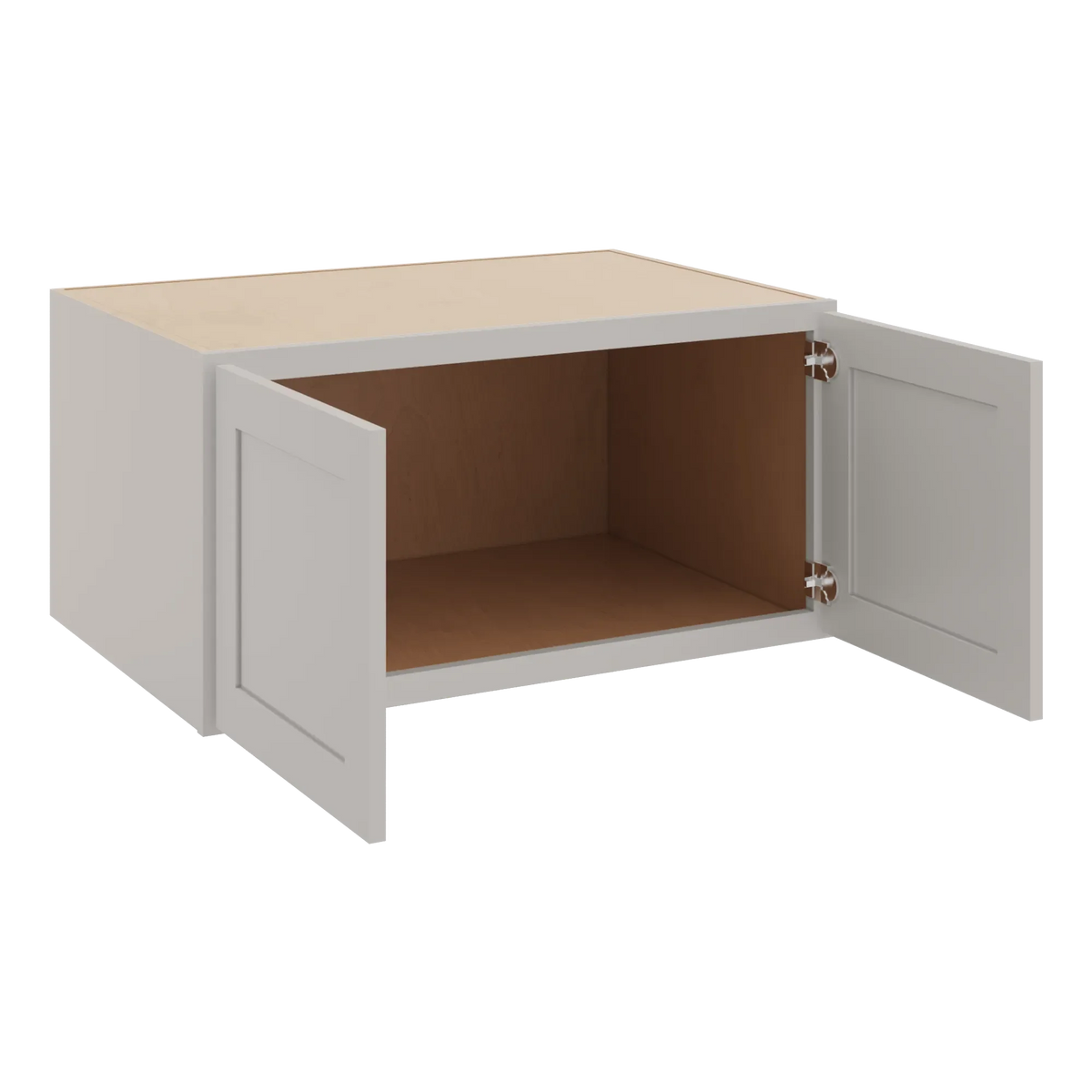 cnc luxor 5 piece misty grey 36 w x 18 h x 24 d double door wall cabinet