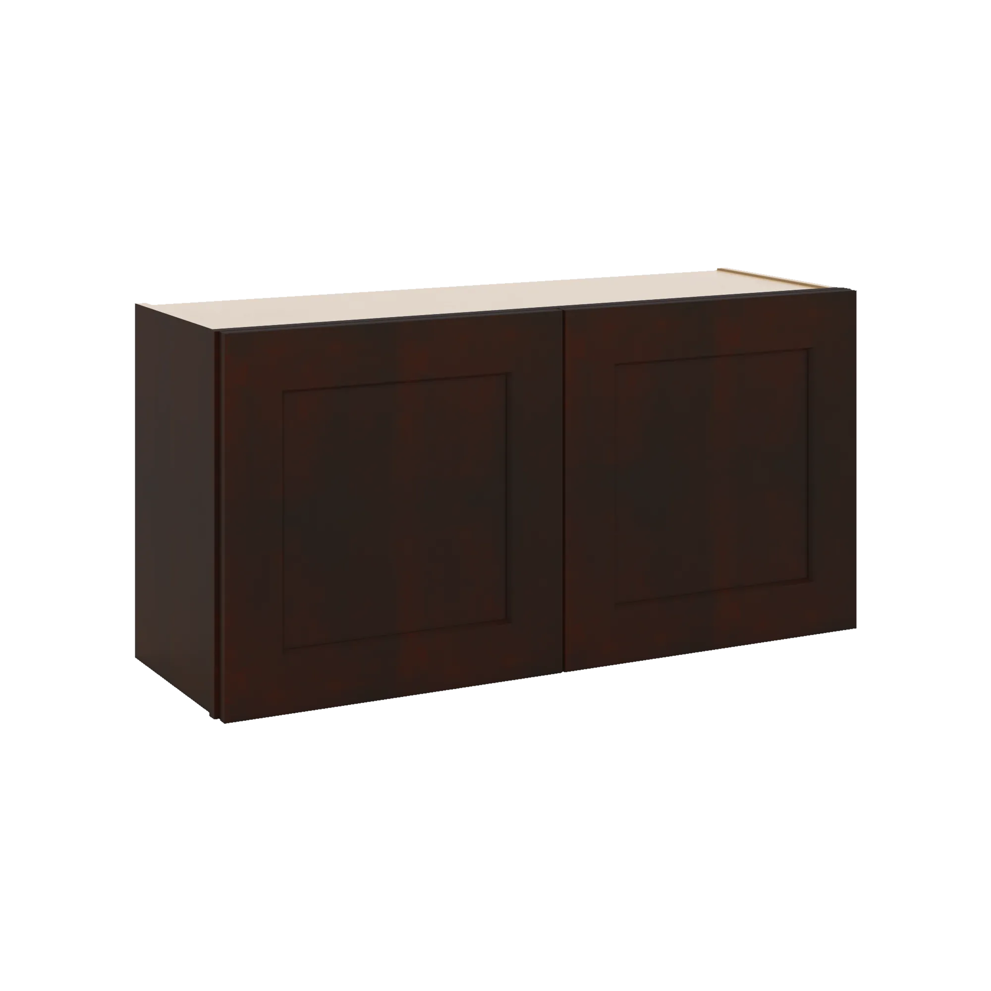 J&K Java Coffee S1 Double Door Wall Cabinet - 36" W x 18" H