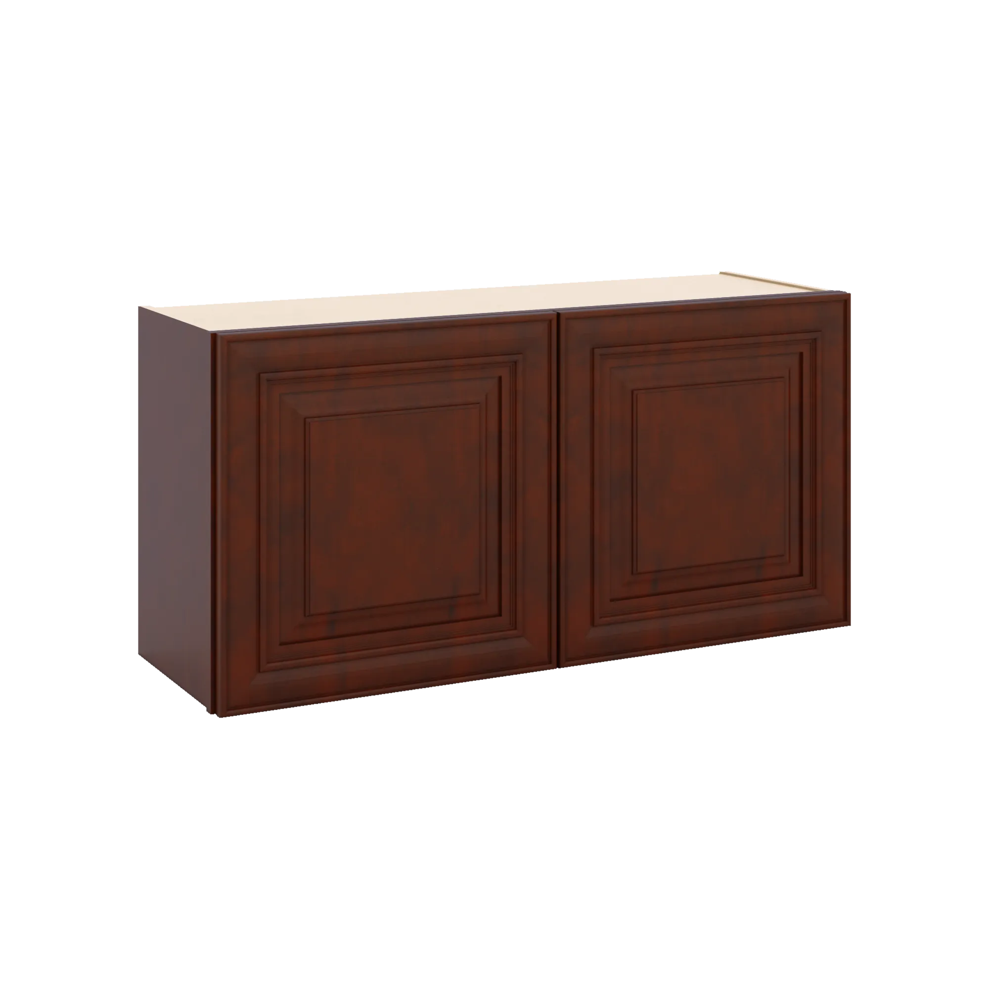 J&K Mahogany J5 Double Door Wall Cabinet - 36" W x 18" H