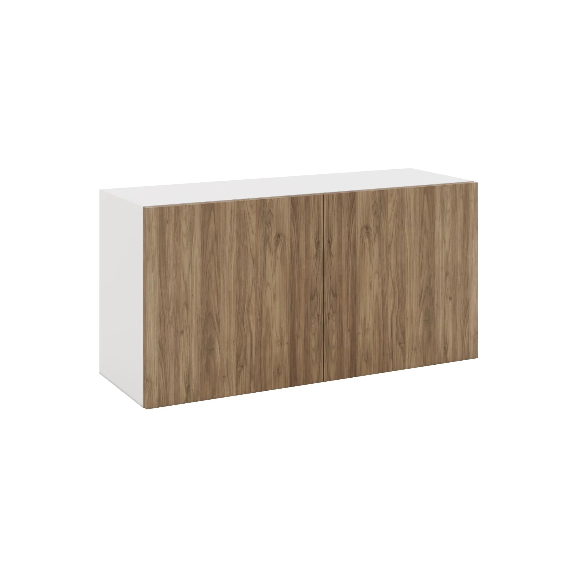 Modernform Cabinet Walnut 36" W X 18" H X 12" D Double Door Wall Cabinet