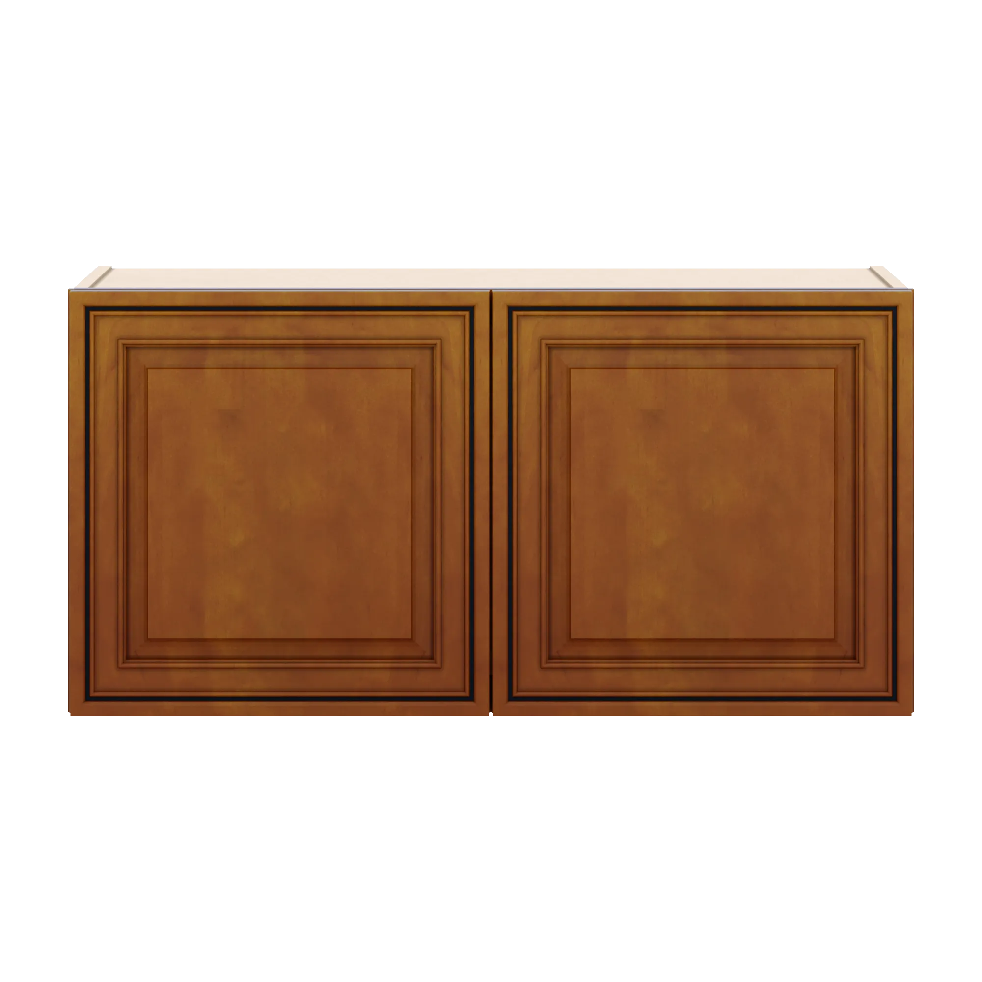 j k mocha glazed k10 double door wall cabinet 36 w x 18 h